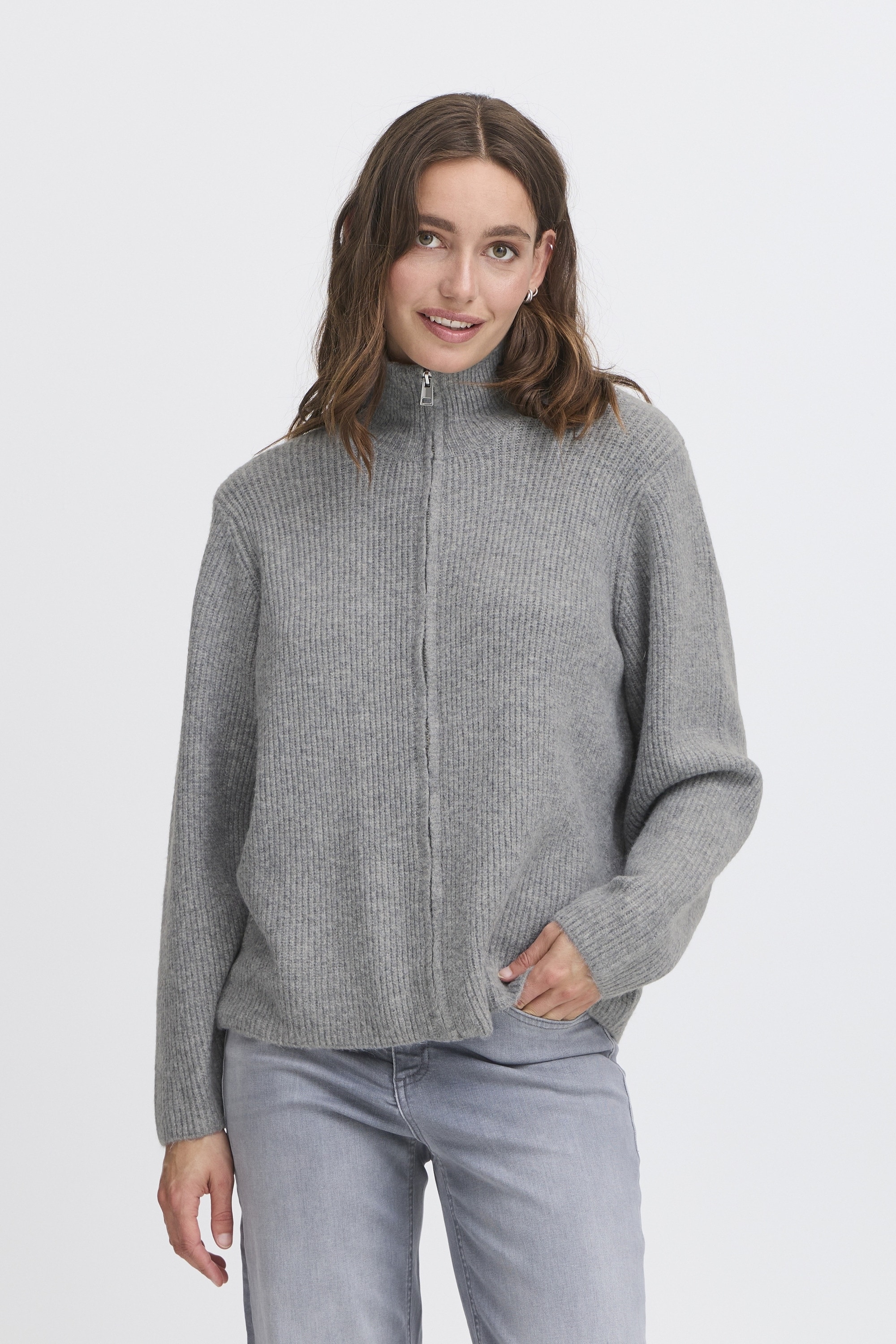 Ichi Strickjacke »Langarm IHDUCIE«