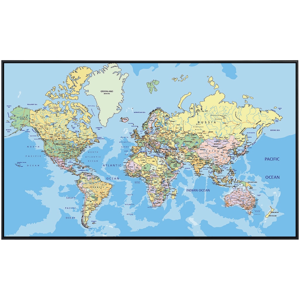 Papermoon Infrarotheizung »Weltkarte«