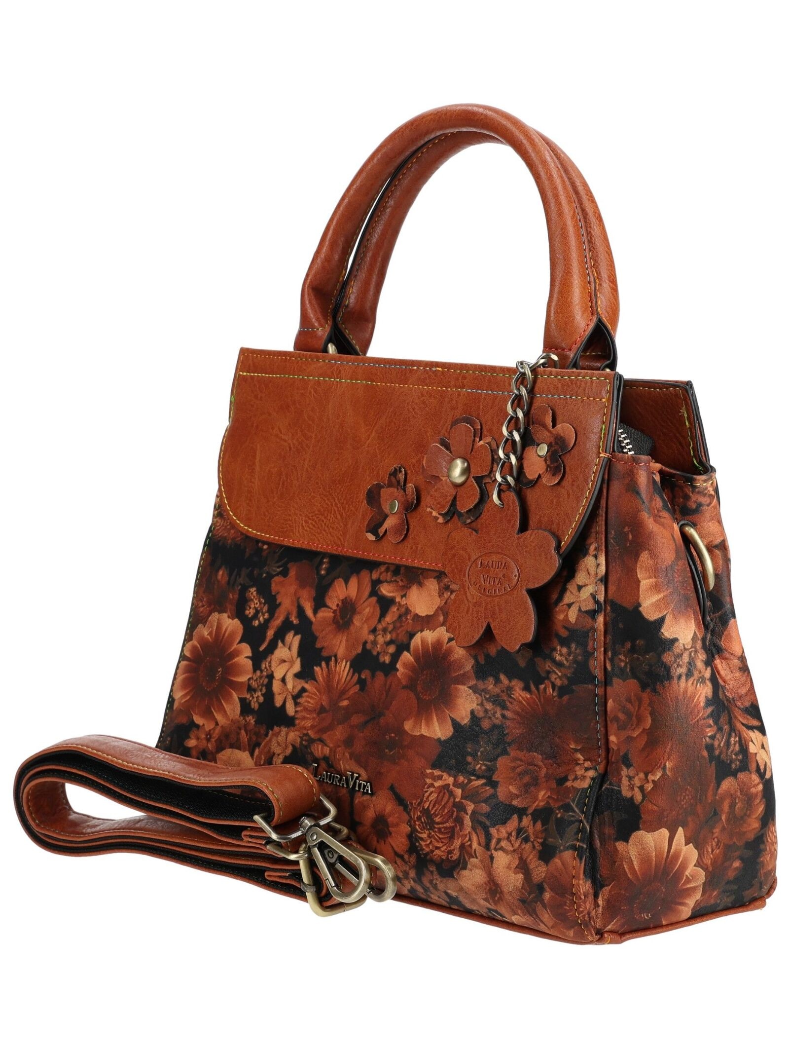 LAURA VITA Henkeltasche »LAURA VITA Taschen Leder/Textil«