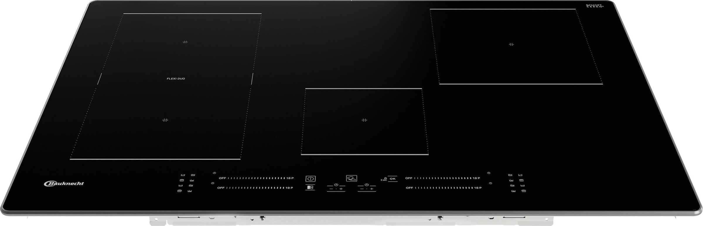 BAUKNECHT Flex-Induktions-Kochfeld von SCHOTT CERAN® »BS 2677C AL«, BS 2677C AL