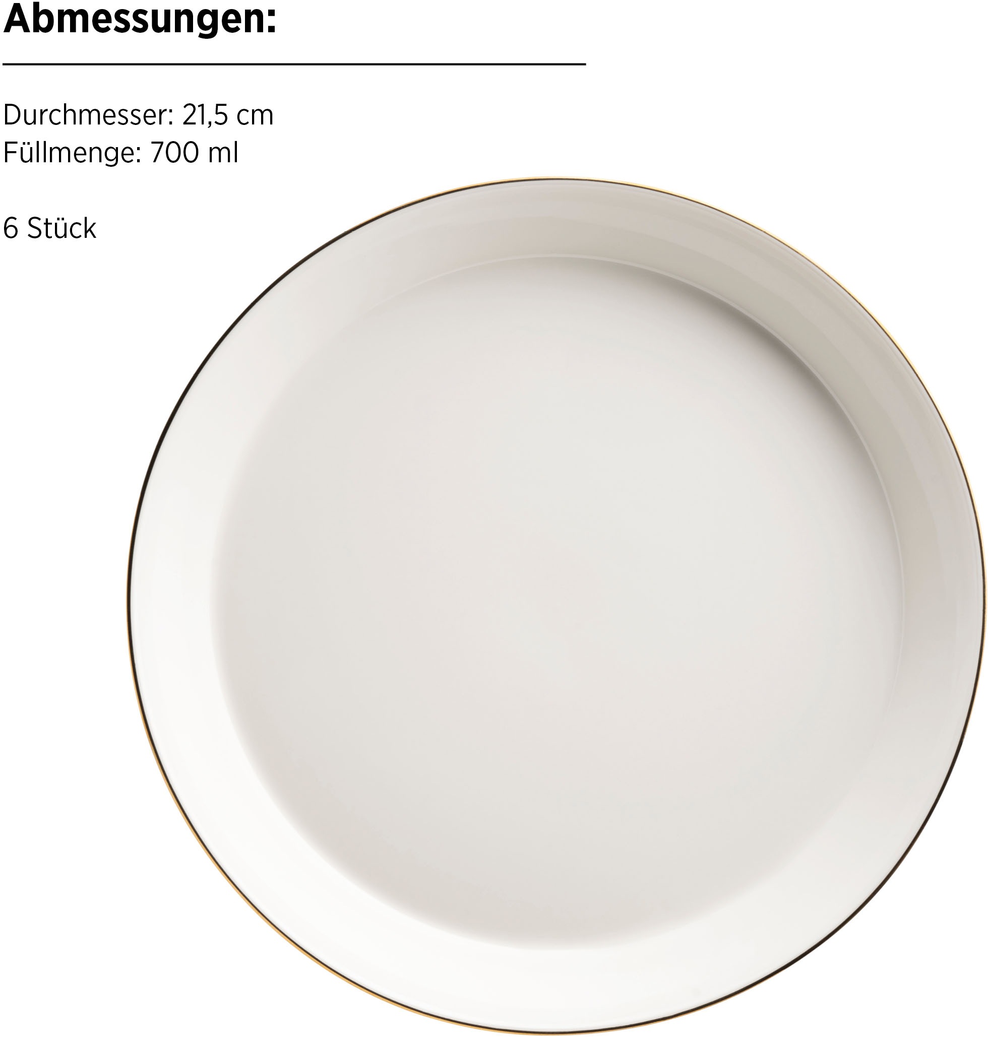 MÄSER Tafelservice »SITA, aus Porzellan«, (Set, 12 tlg.), Geschirr-Set, Service