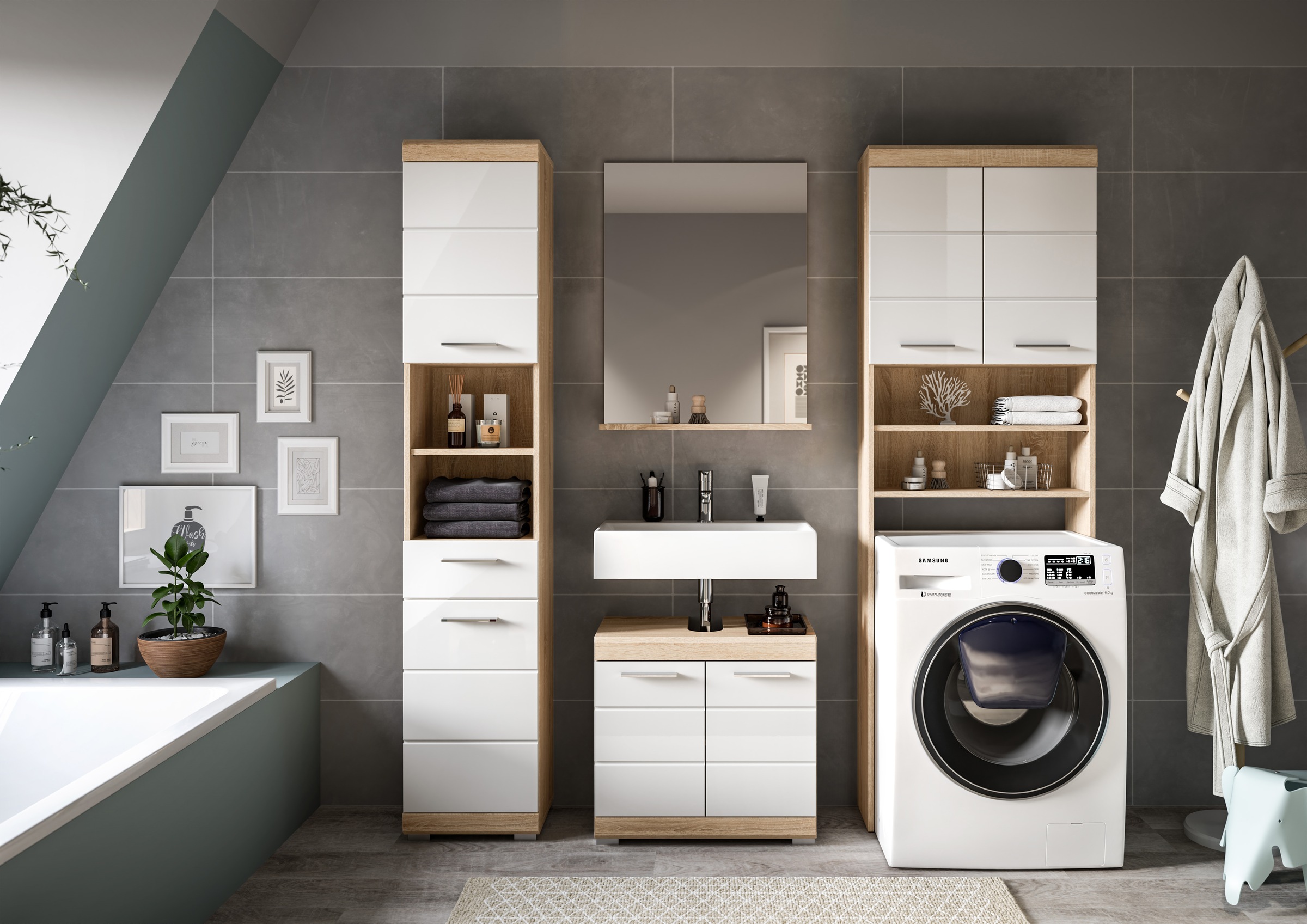 INOSIGN Badmöbel-Set "Siena, 4 teilig, bestehend aus:" Set, TOPSELLER, 4 St günstig online kaufen