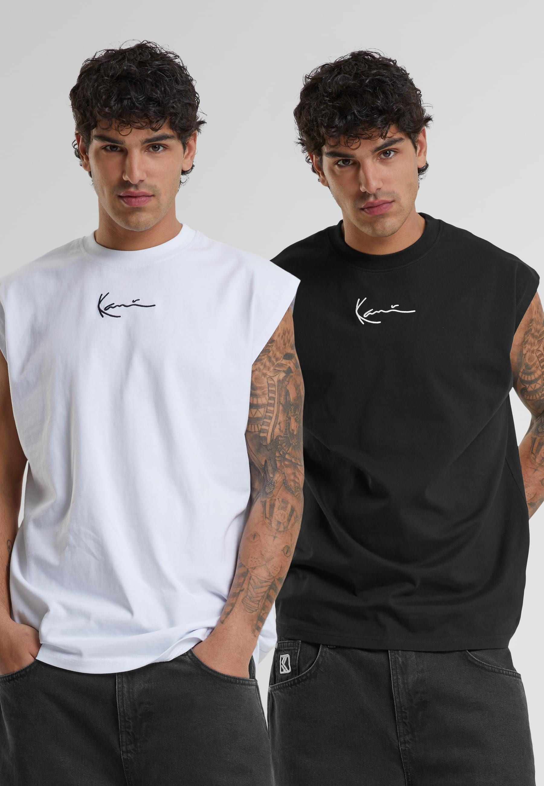 Karl Kani T-Shirt »Karl Kani Herren KM222-103-1 KK 2 Pack Sleeveless Tee«, (1 tlg.)