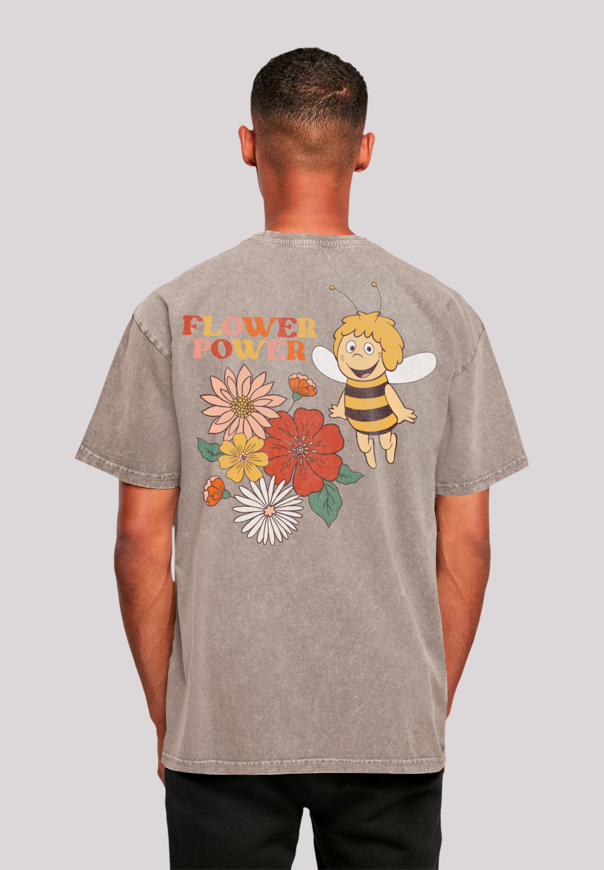 F4NT4STIC T-Shirt »Die Biene Maja Flower Power Heroes of Childhood«, Nostalgie, Retro, Heroes of Childhood