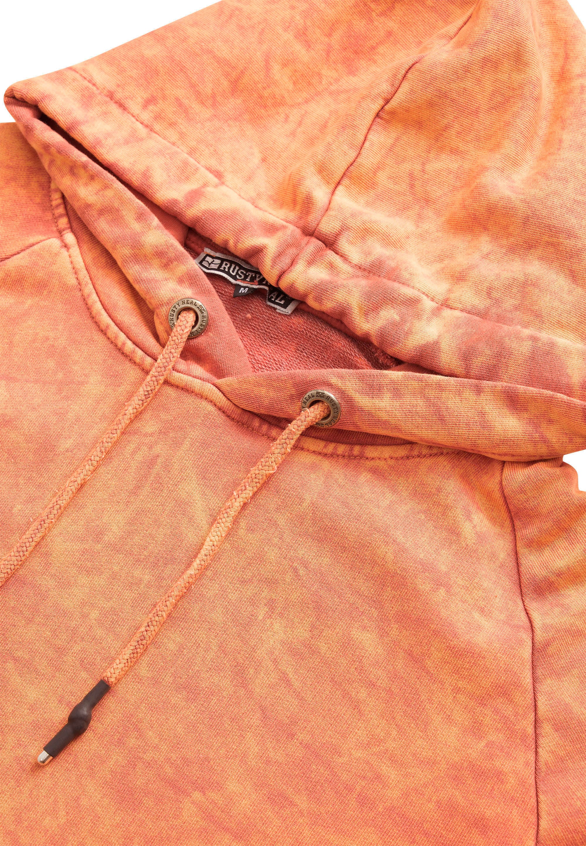Rusty Neal Kapuzensweatshirt, in verwaschenem Design