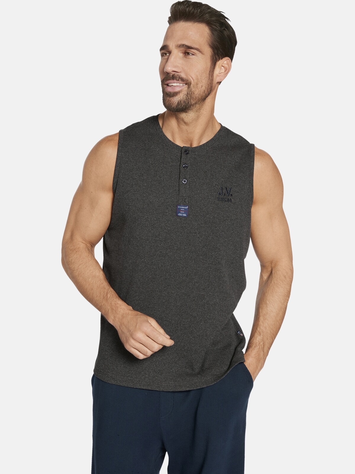 Jan Vanderstorm Tanktop "Doppelpack Muskelshirt MELFES" günstig online kaufen