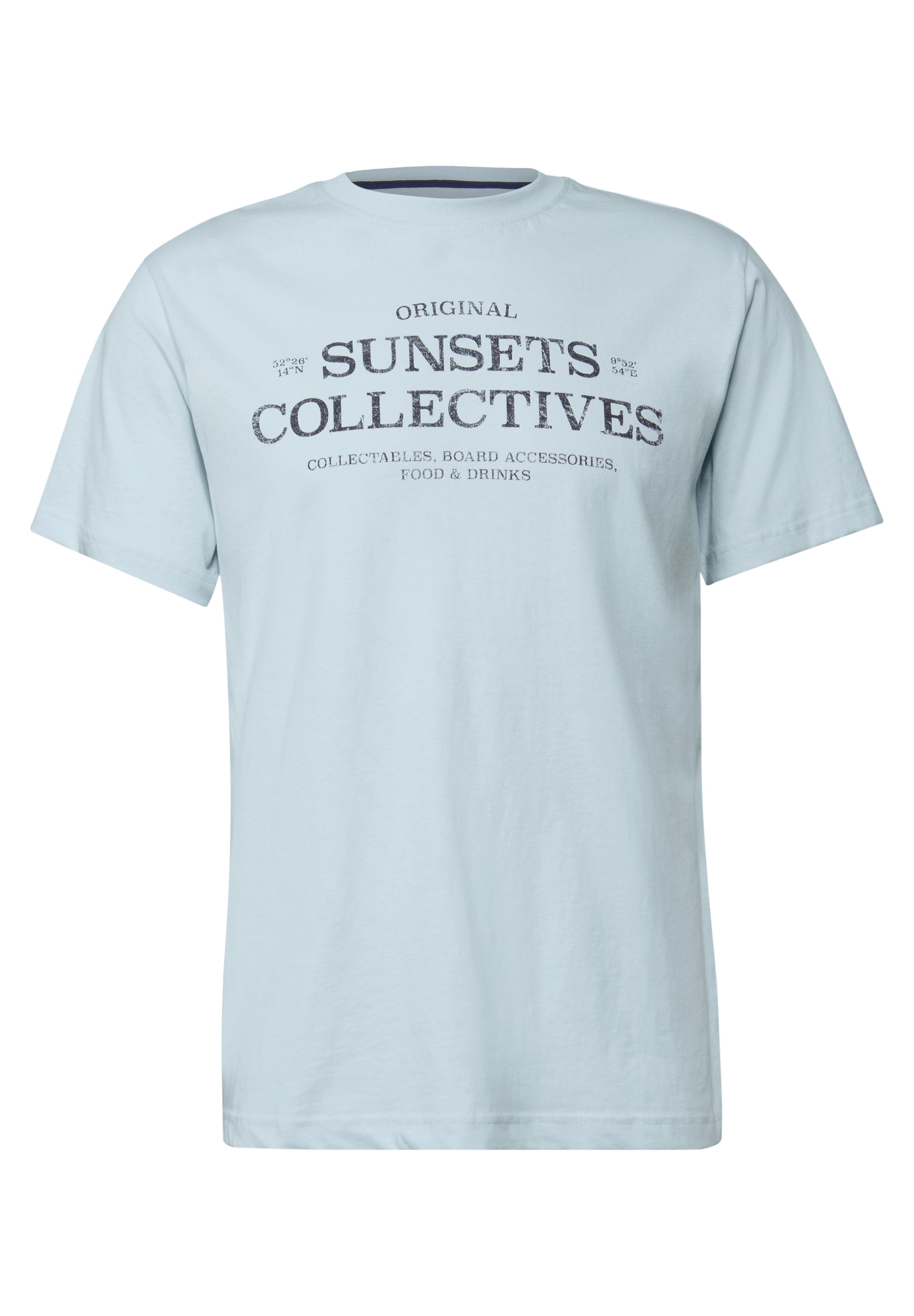 STREET ONE MEN T-Shirt, mit Rundhalsausschnitt
