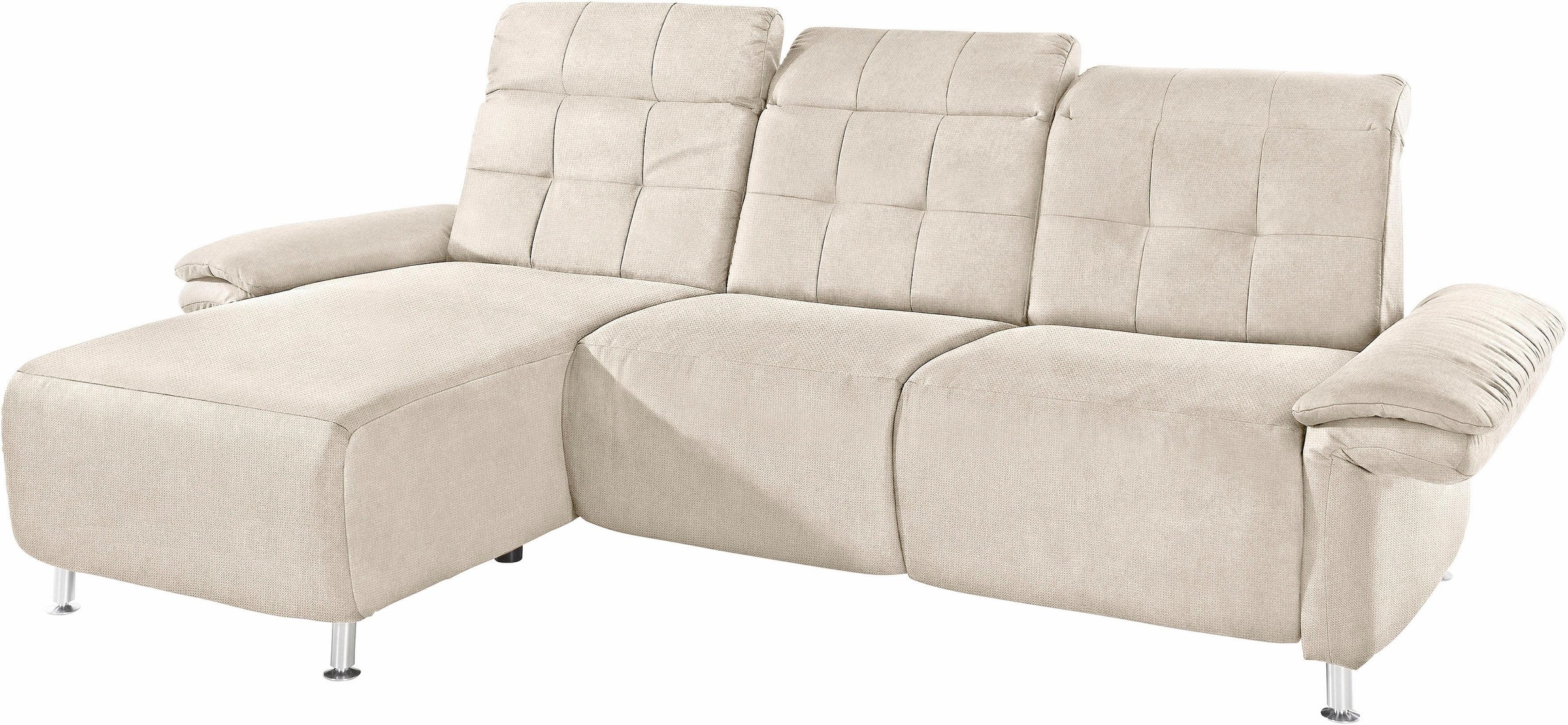 Home affaire Ecksofa "Manhattan L-Form" 2 Sitze mit elektrischer Relaxfunkt günstig online kaufen