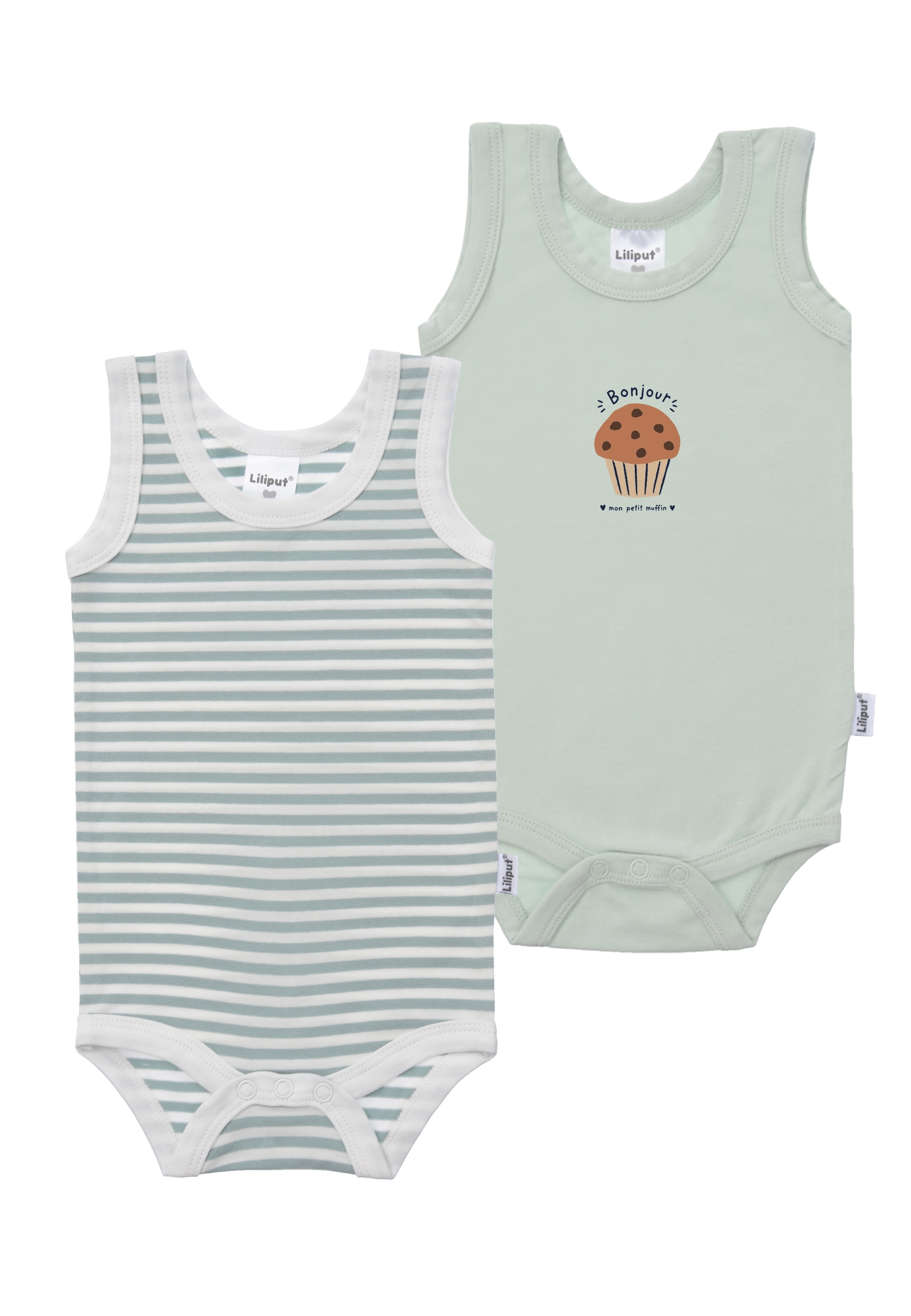Liliput Body "Muffin" 2 2er-Pack mit süßem Print
