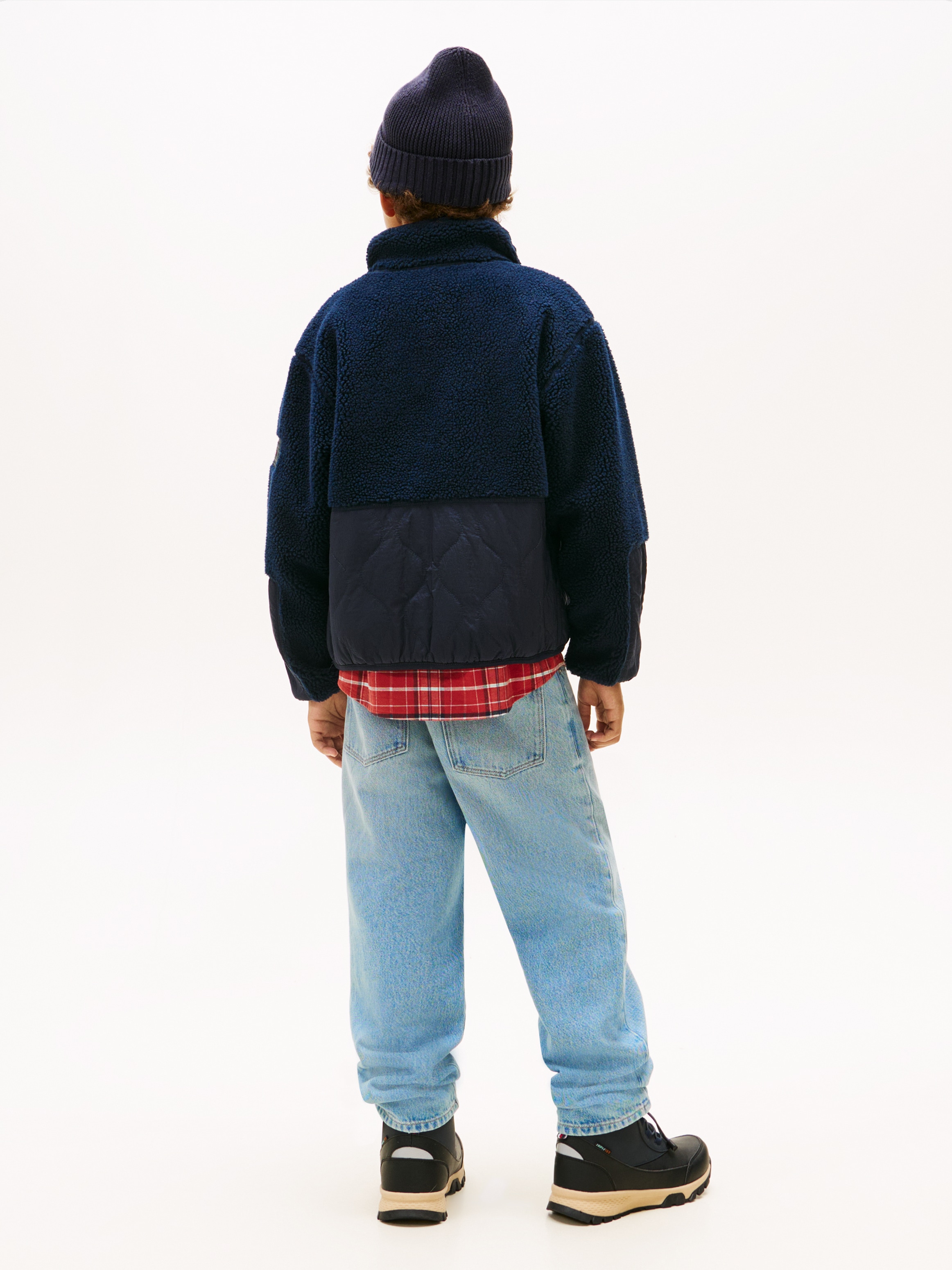 Tommy Hilfiger Bomberjacke »TEDDY QUILTED BOMBER« ohne Kapuze Regular fit, Kinder bis 16 Jahre