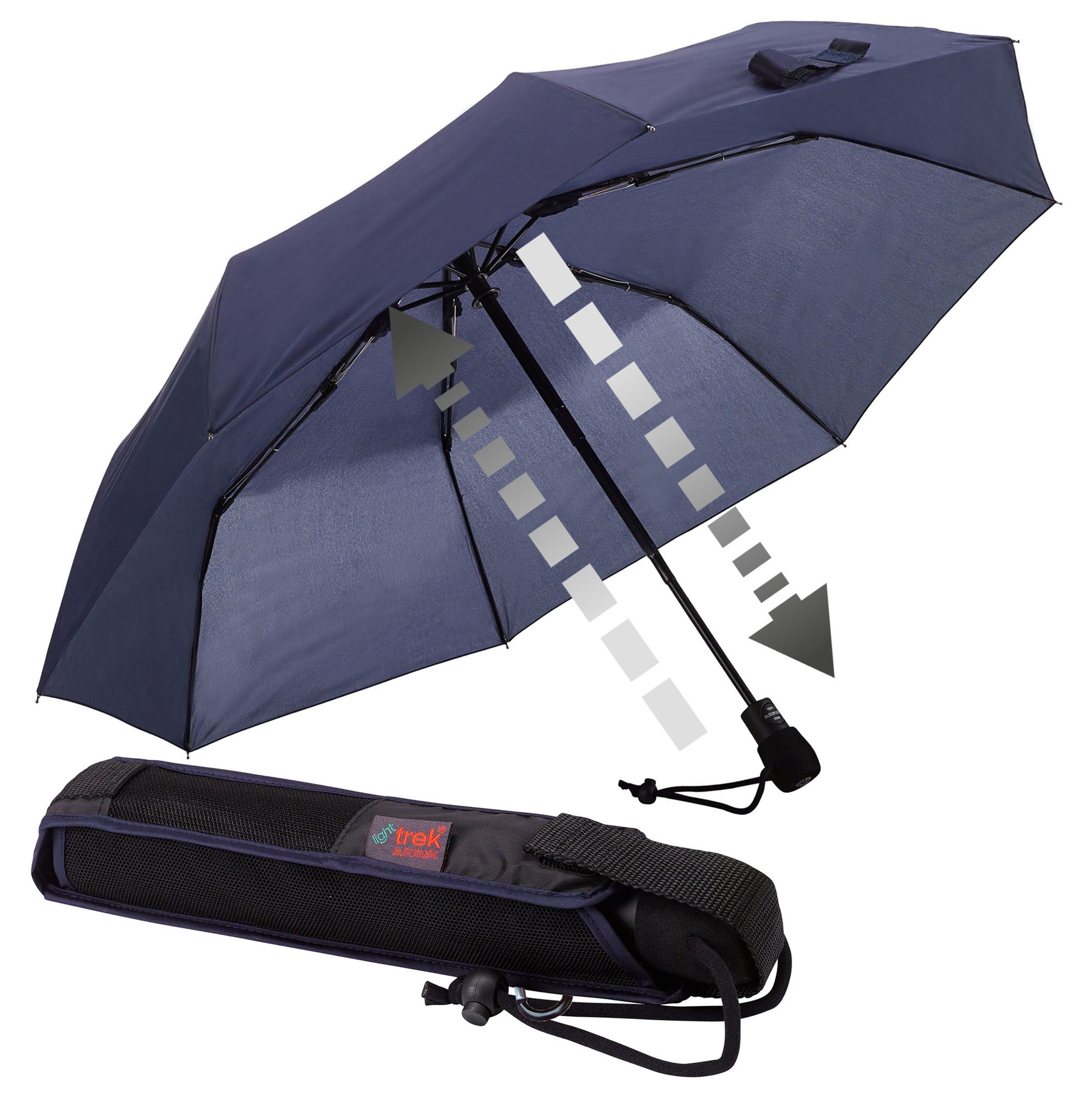 Taschenregenschirm »light trek automatic«, kompakte Größe, mit Automatik und...