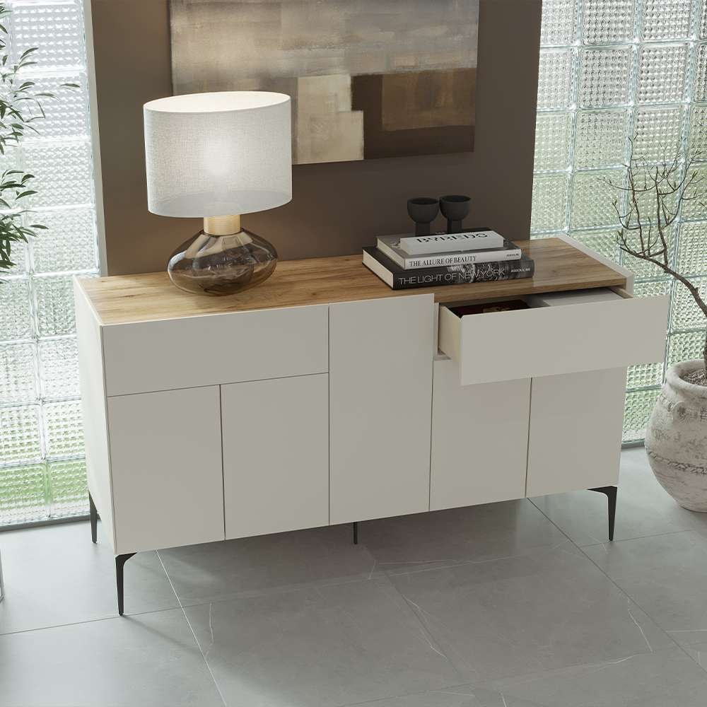 Places of Style Sideboard »Sky45«, Lackiert mit wasserbasiertem UV-Lack