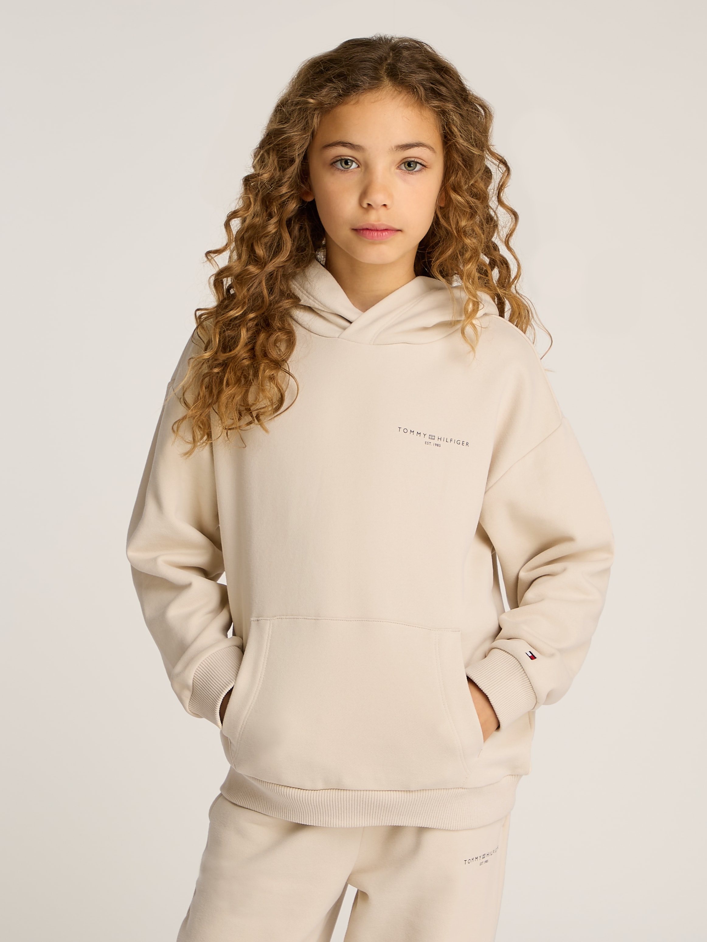 TOMMY HILFIGER Hoodie »MINI CORP HOODIE«, mit Logodruck