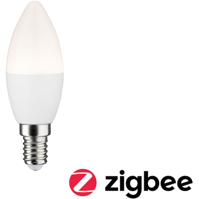 Paulmann LED-Leuchtmittel »Smart Home Zigbee Kerze 5 W Matt E14 2.700K  Warmweiß«, E14, 1 St., Warmweiß bestellen | BAUR