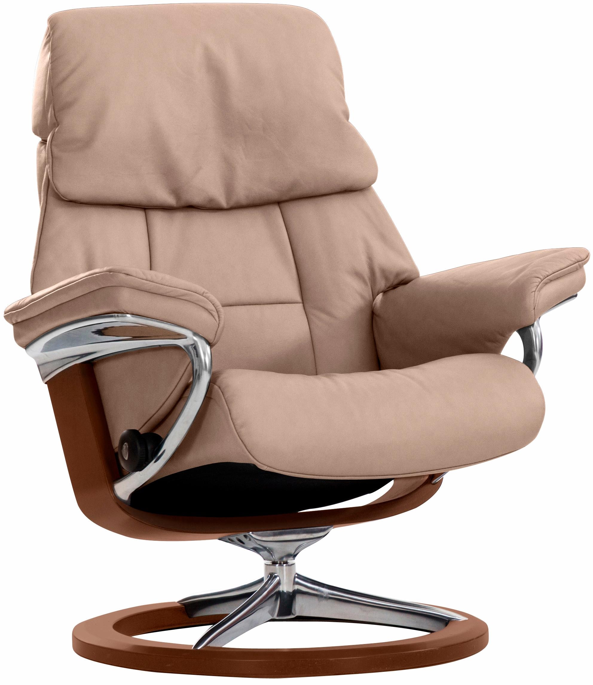 Stressless Relaxsessel "Ruby", mit Signature Base, Größe S, Gestell Eiche, Wenge, Braun & Schwarz