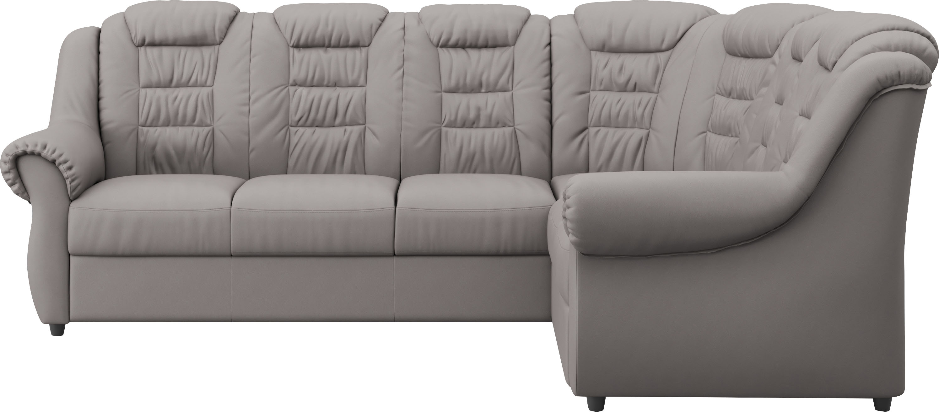 OTTO home Ecksofa "Boston L-Form" mit hoher Rückenlehne, wahlweise mit Schlaffunktion & Stauraum