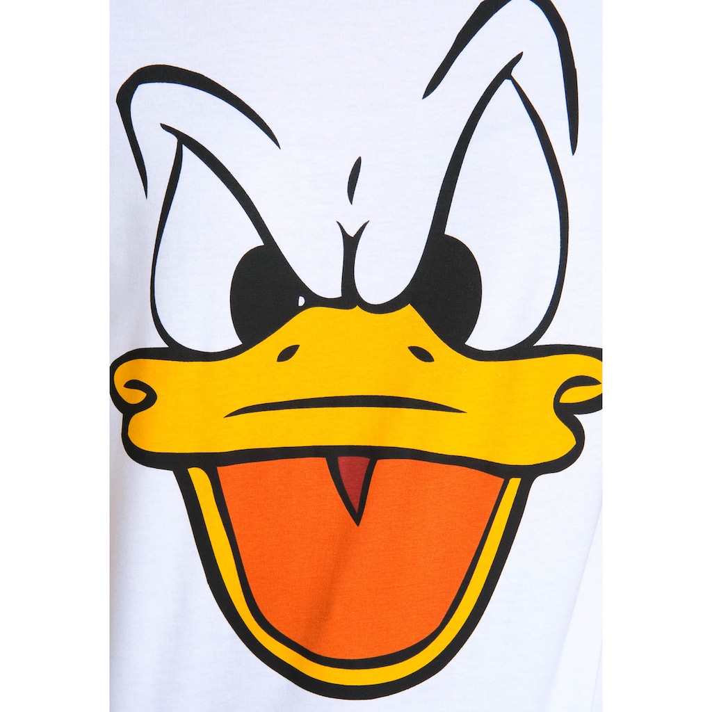 LOGOSHIRT T-Shirt »Donald Duck – Face«