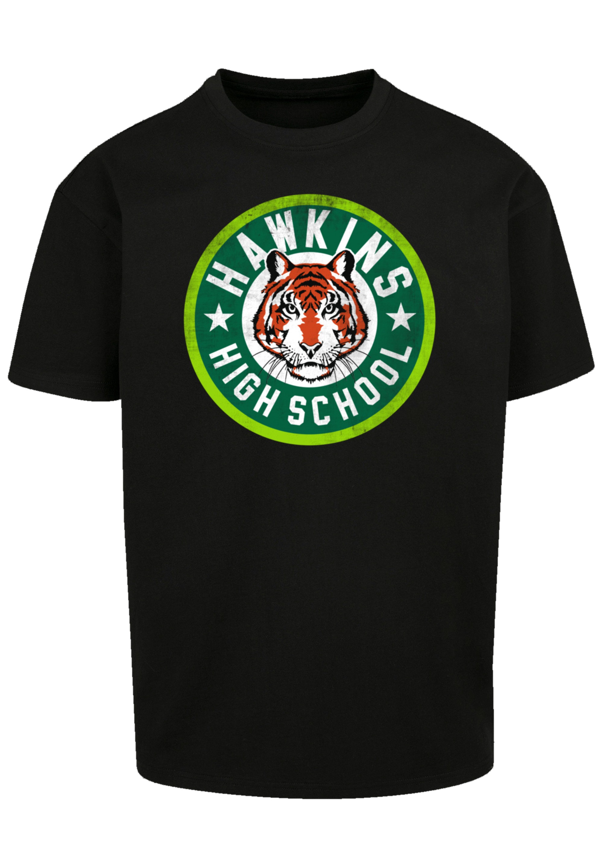 F4NT4STIC T-Shirt »Stranger Things Hawkins Tiger Circle«, Premium Qualität