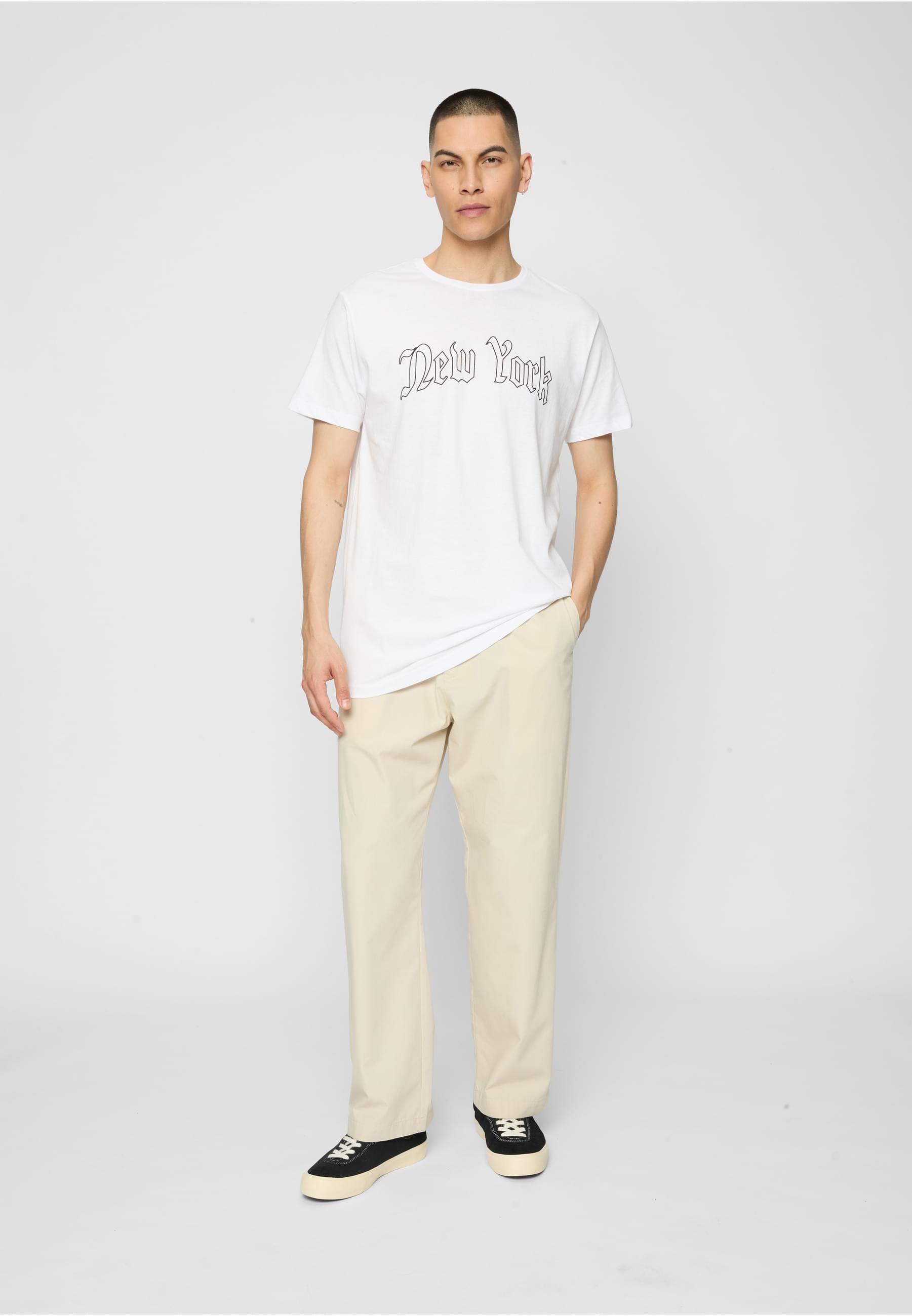 MisterTee T-Shirt »MisterTee Herren New York Wording Tee«, (1 tlg.)