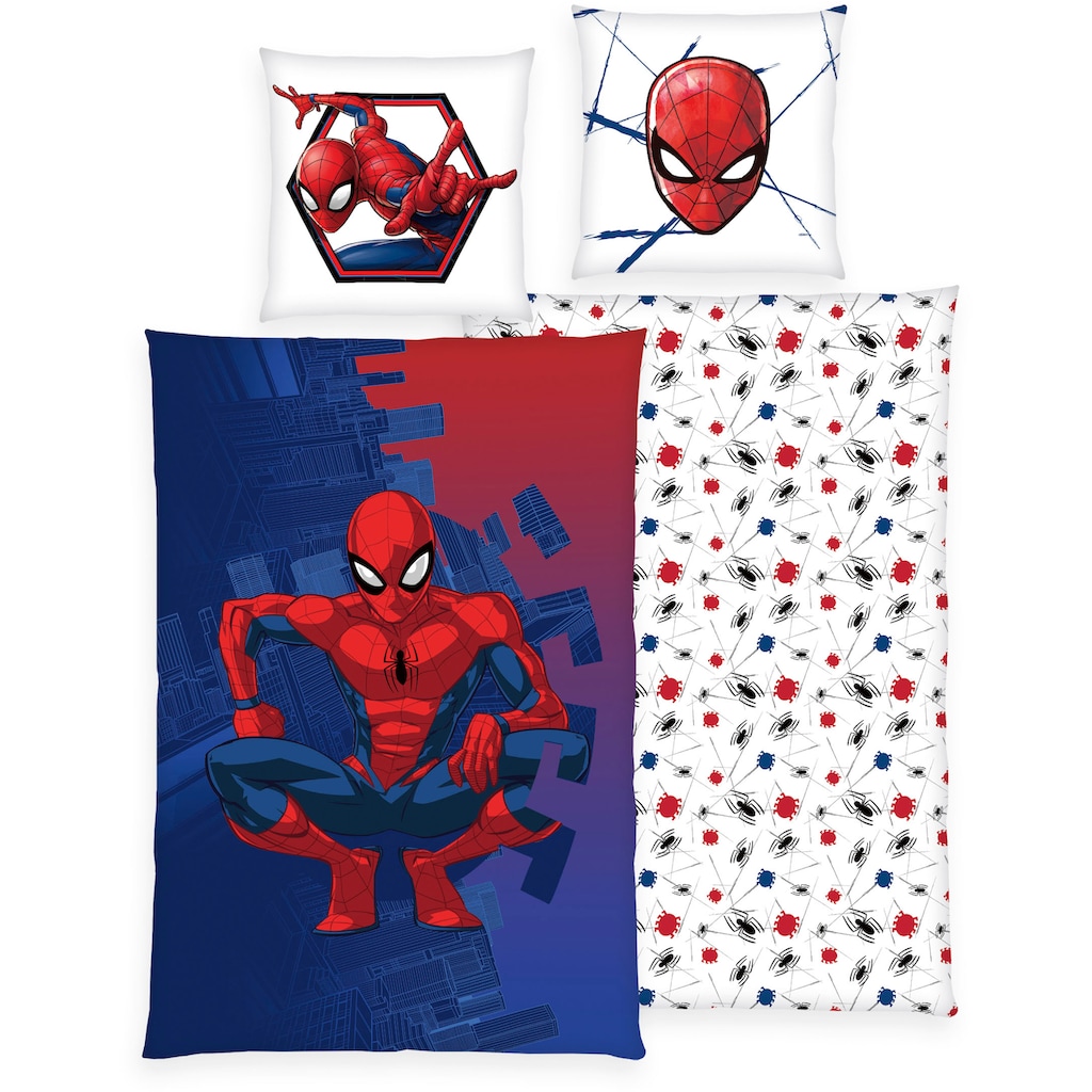 Spiderman Bettwäsche »Spiderman«, (2 tlg.), mit coolem Motiv