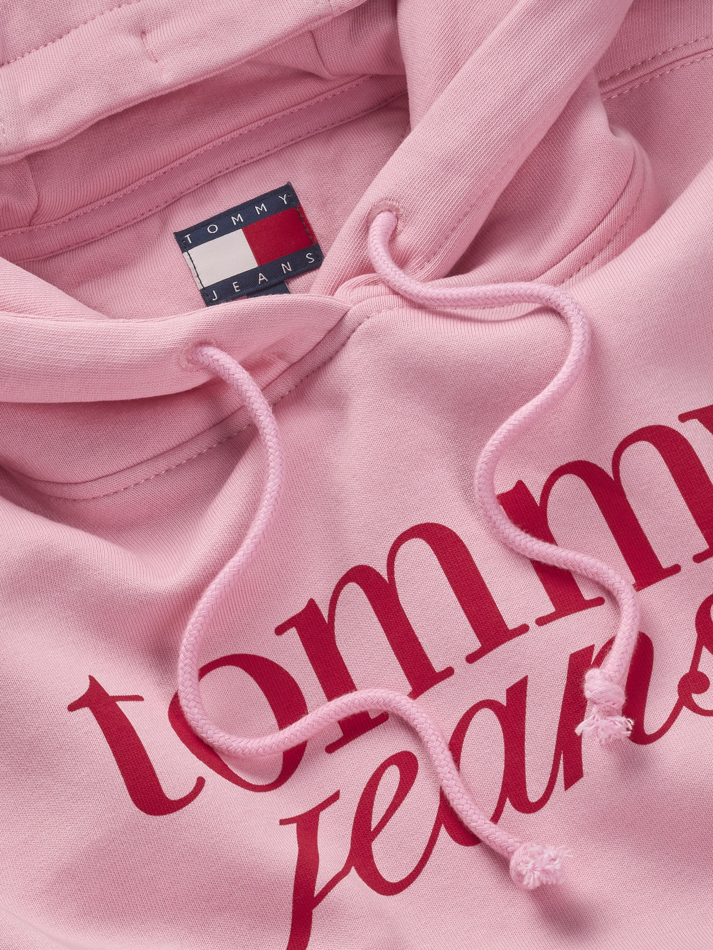 Tommy Jeans Curve Kapuzensweatshirt »TJW REG ESS LOGO HOODIE EXT«, in Großen Größen, Kapuze, Logo-Flag