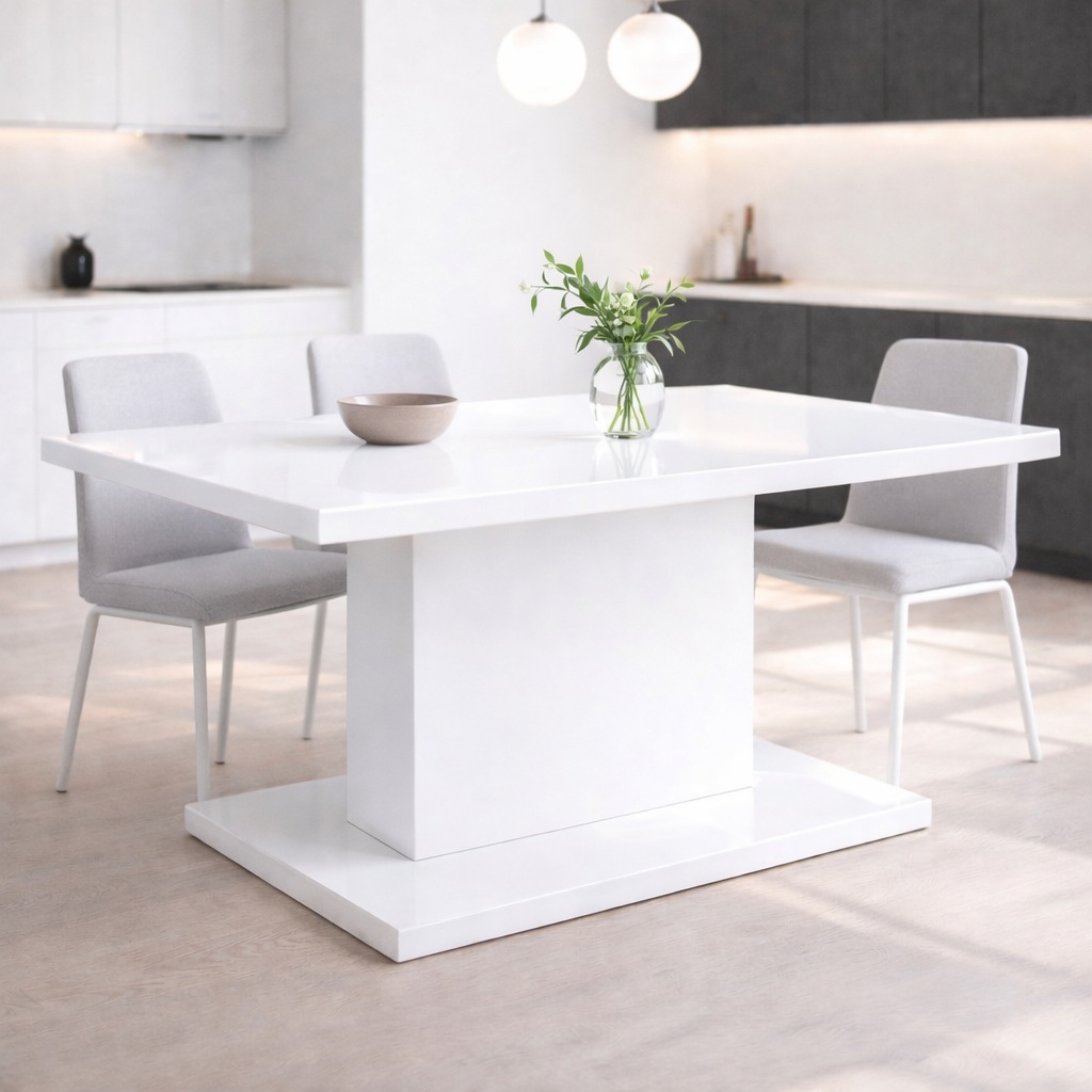 OTTO home Esstisch "Atina Säulentisch, Küchentisch, Speisetisch, Dekortisch" Moderner Esstisch für 4-6 Personen, erhältlich in Trend-Dekoren