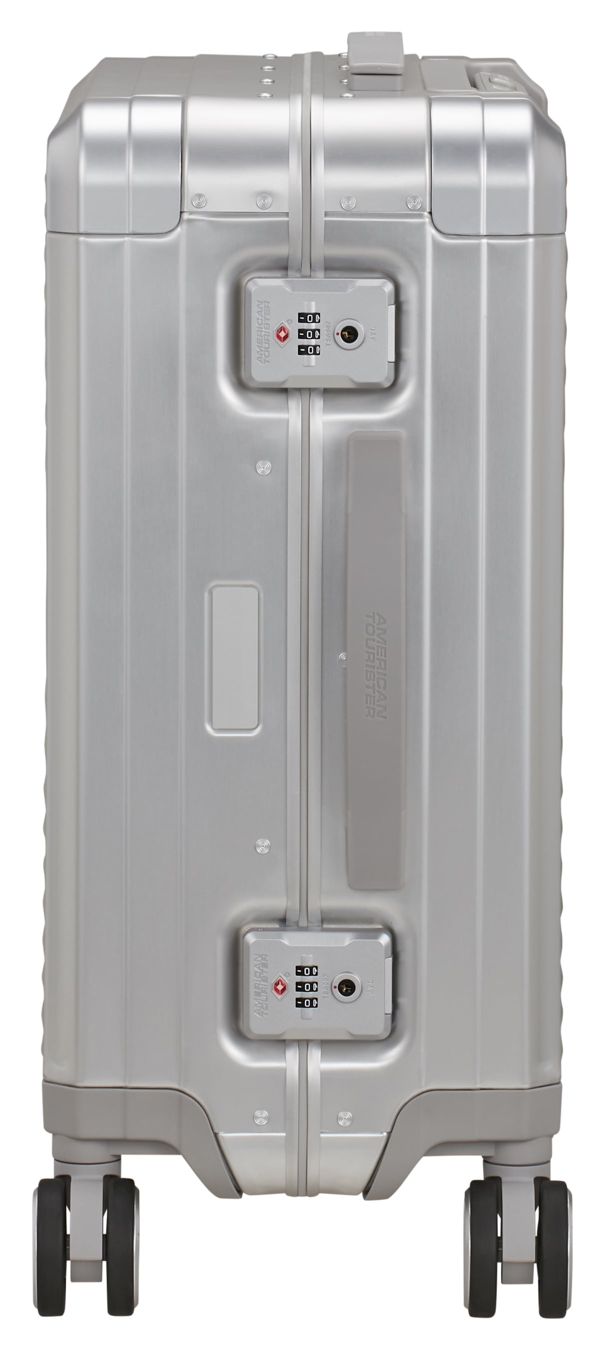 American Tourister® Hartschalen-Trolley »SOUNDBOX ALU, verschiedene Größen und Farben«, 4 Rollen, Hartschalen-Koffer zwei TSA-Schlösser Aluminium-Koffer