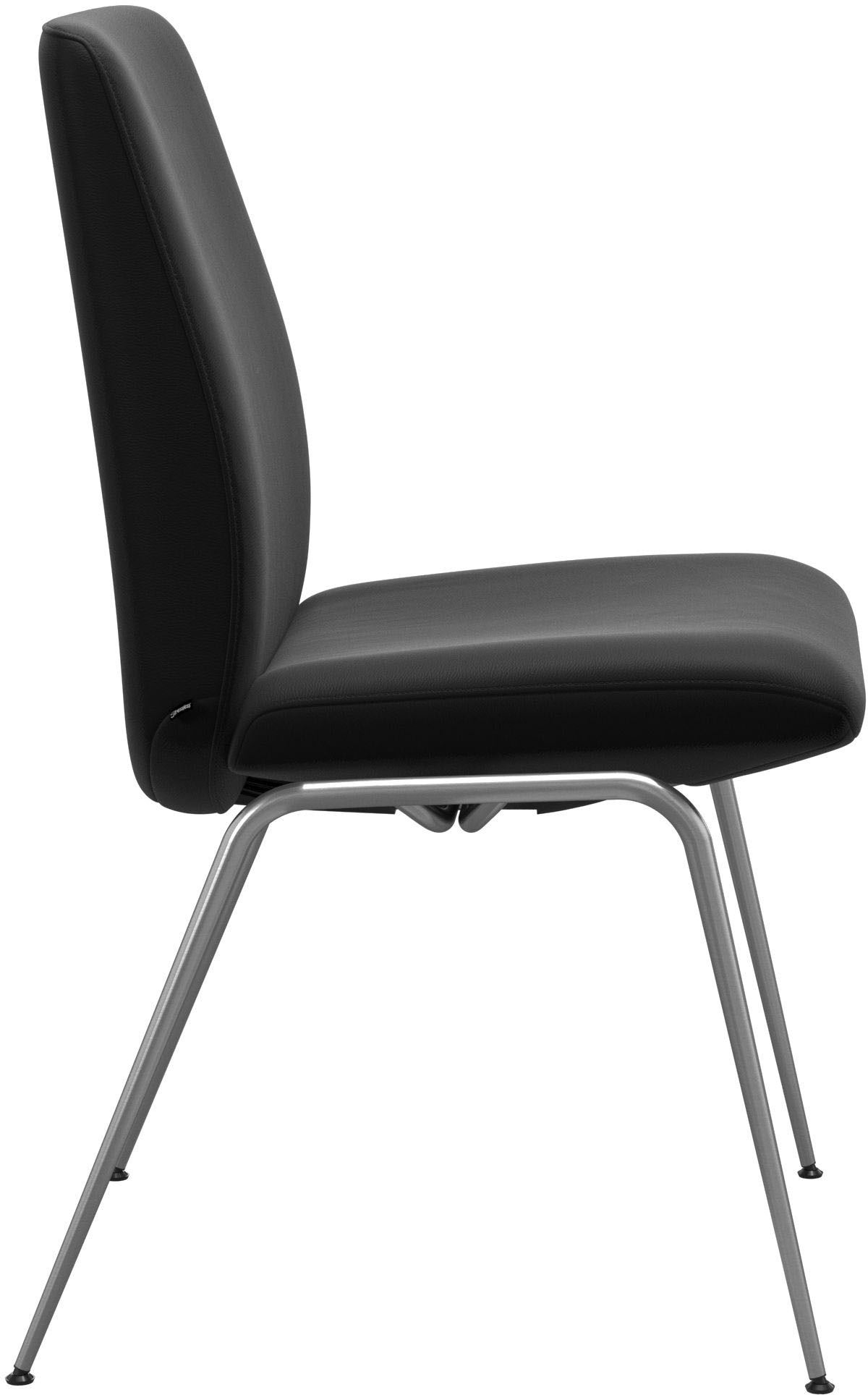 Stressless® Polsterstuhl »Laurel«, Leder PALOMA, Low Back, Größe L, mit Beinen aus Stahl in Schwarz matt