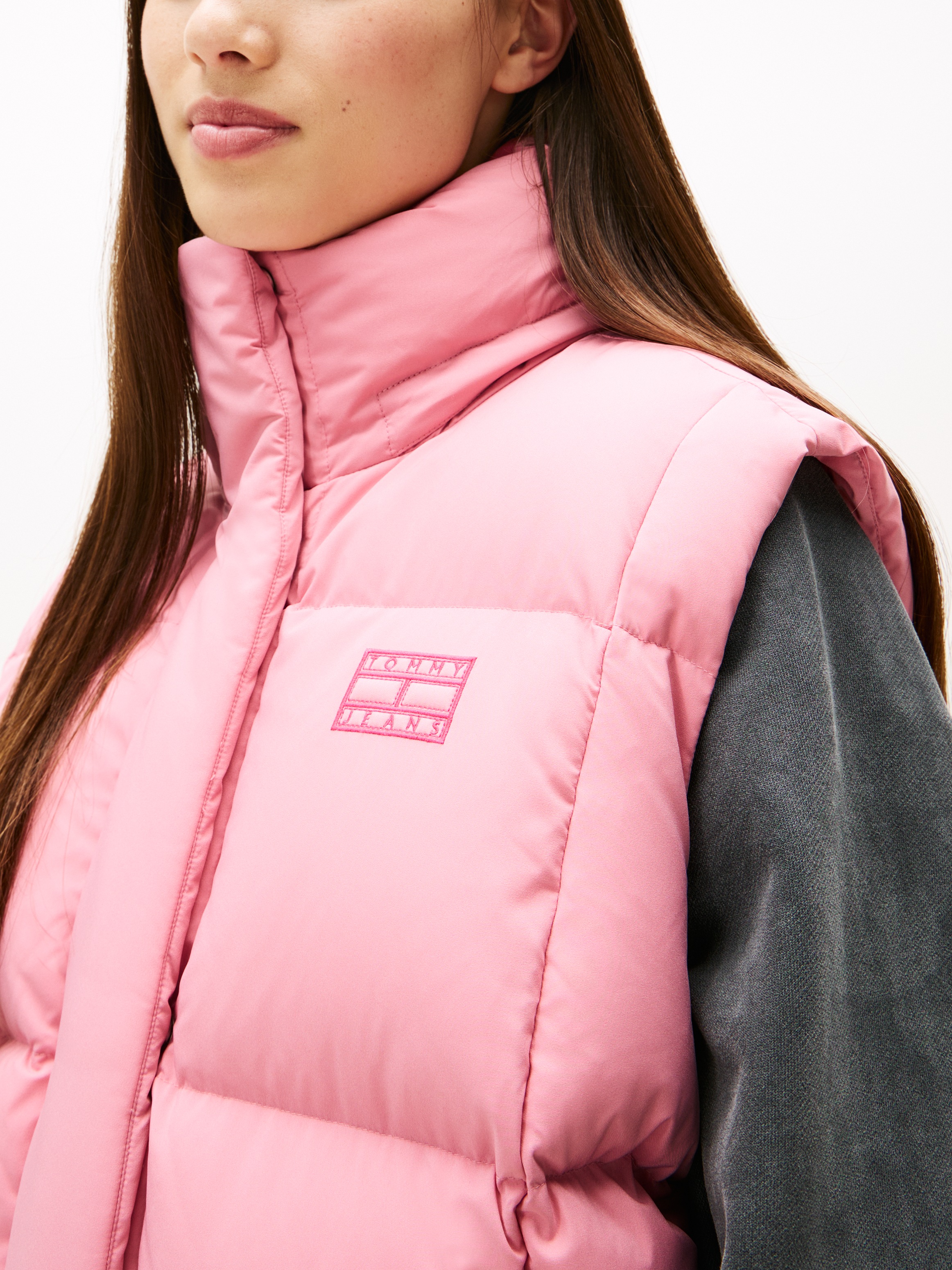 Tommy Jeans Steppweste "TJW ALASKA GRID DOWN VEST" günstig online kaufen