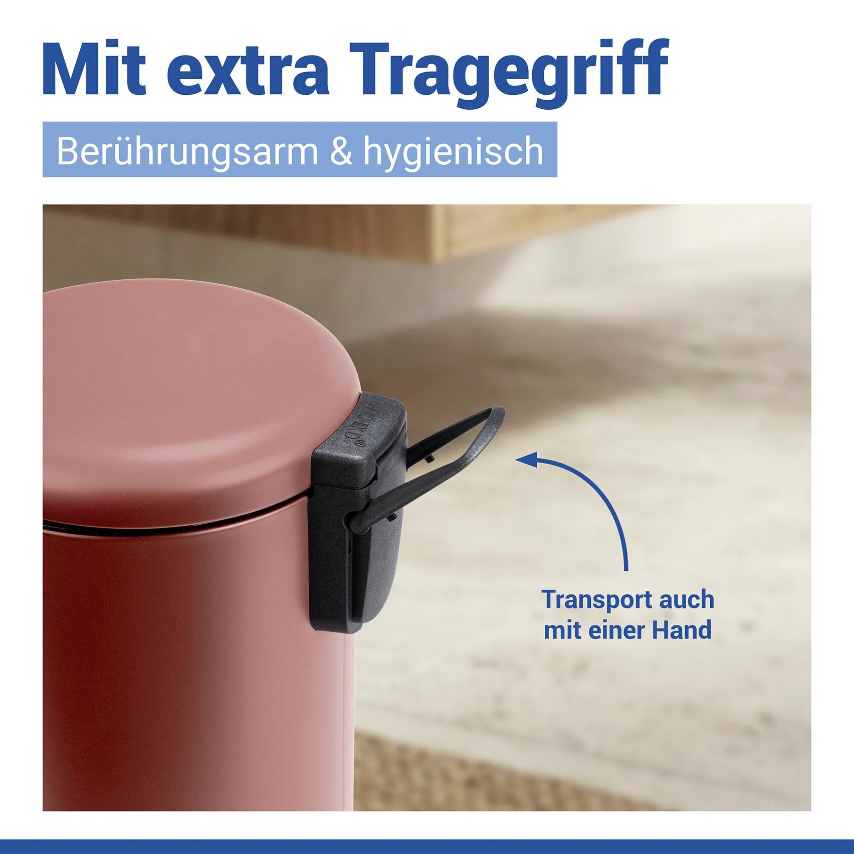 WENKO Kosmetikeimer »Leman« 3 Liter, BxTxH: 17x25x22,5 cm