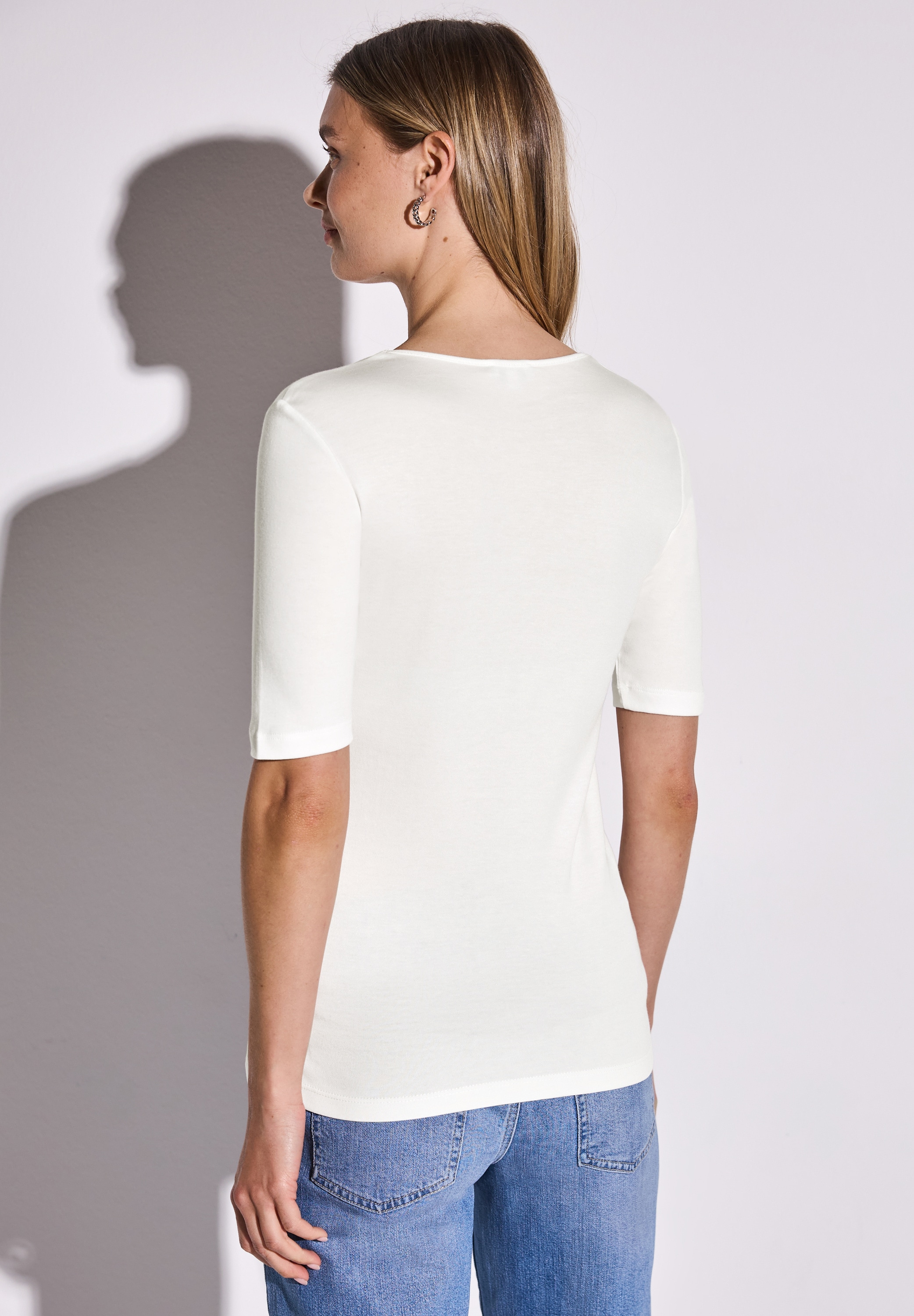 STREET ONE T-Shirt, im soften Baumwoll-Mix