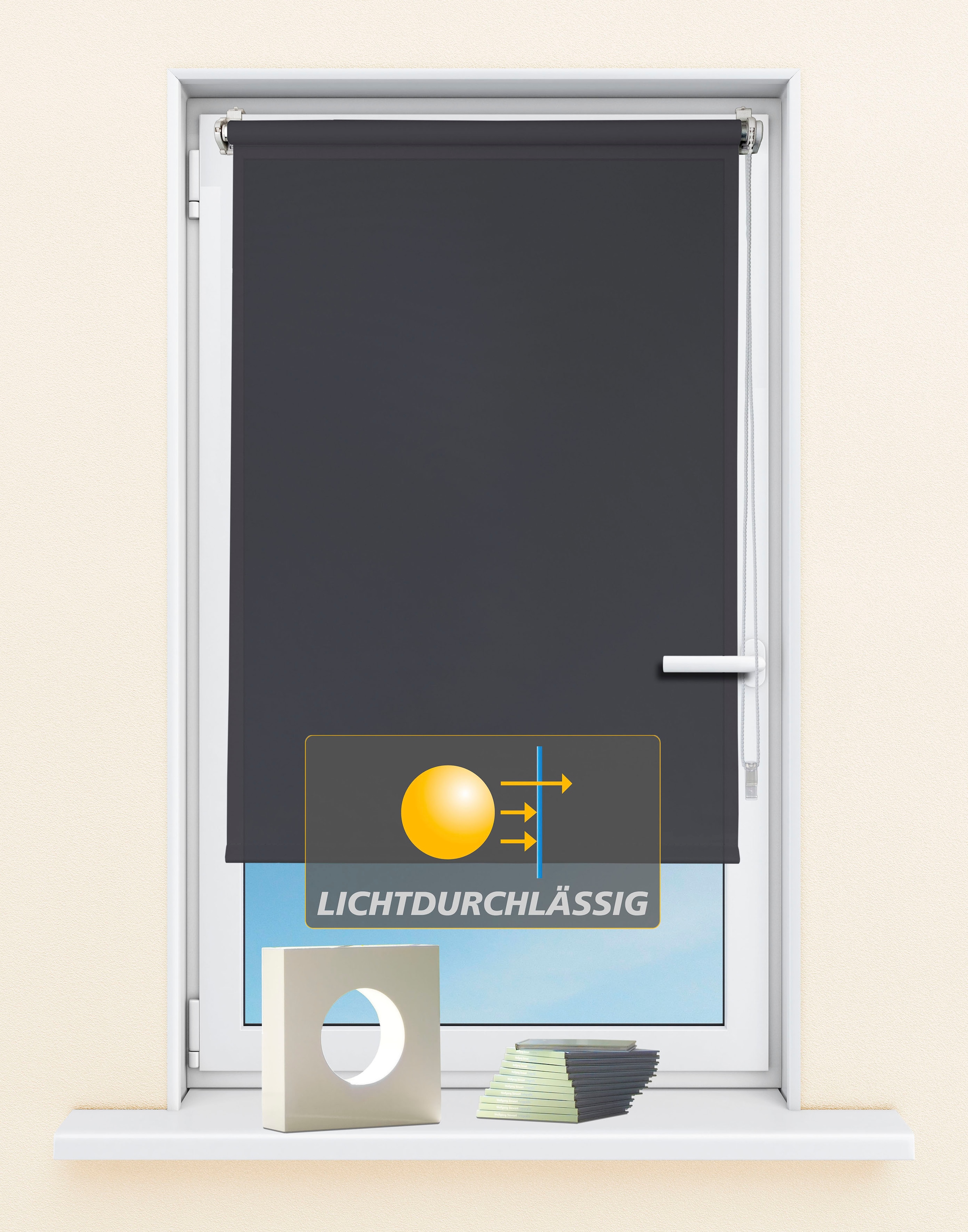 Kutti Seitenzugrollo "Seitenzugrollo Ida, Lichtschutz, Klemmfix, ohne Bohre günstig online kaufen