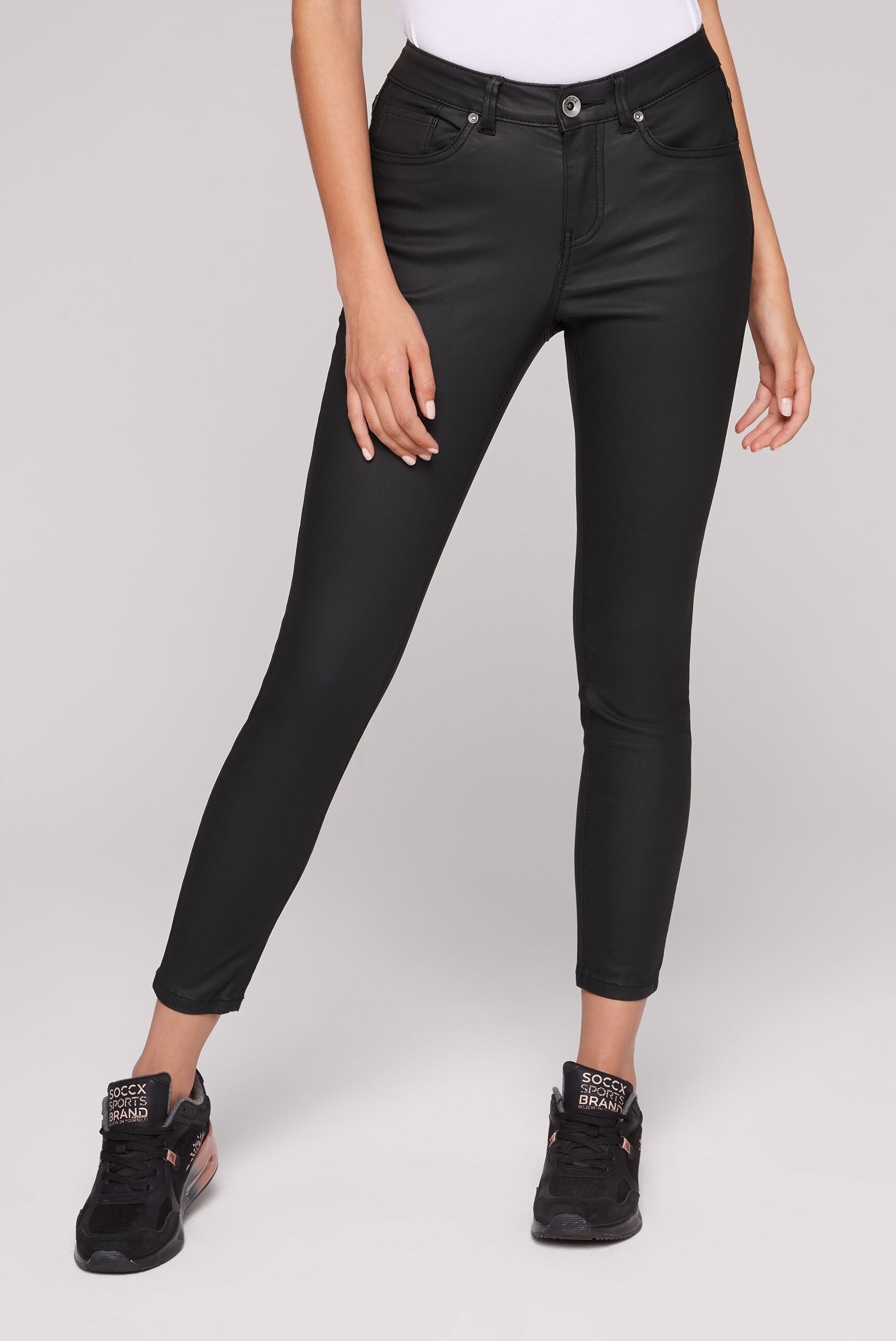 SOCCX Slim-fit-Jeans, mit Stretch-Anteil