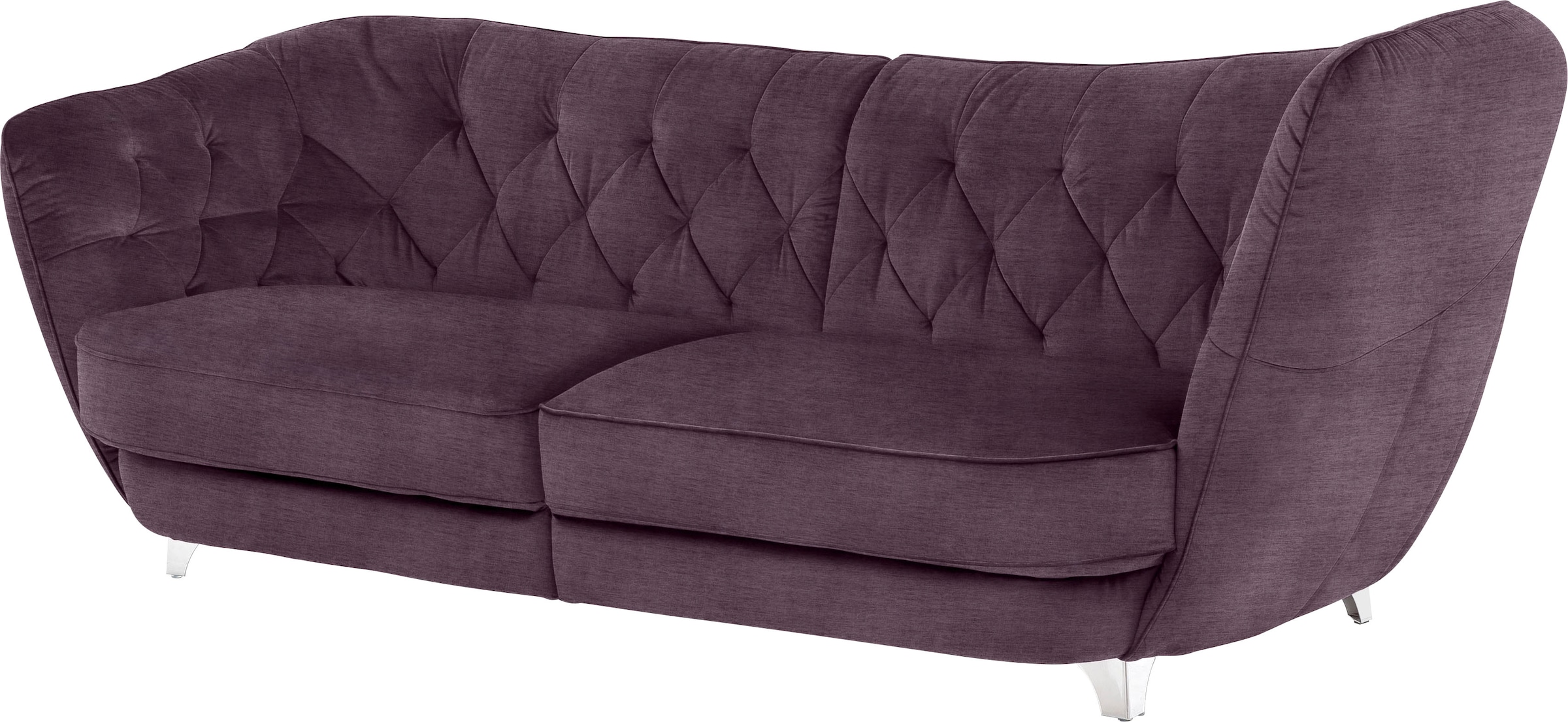 Leonique Big-Sofa "Retro", stylischer Hochlehner günstig online kaufen