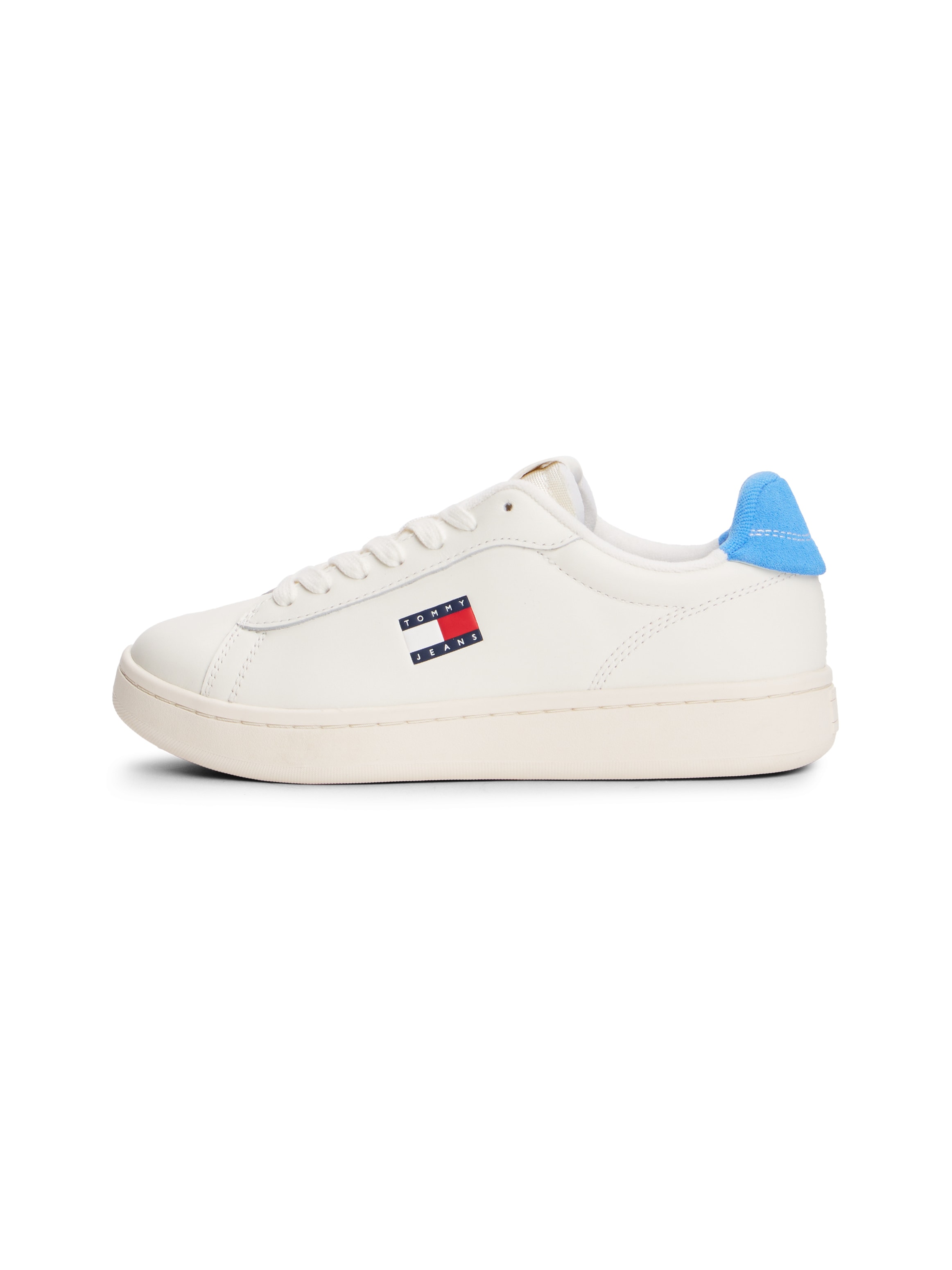 Tommy Jeans Plateausneaker »ARCHIVE' 98«, Freizeitschuh, Halbschuh, Schnürschuh, Kontrastbesatz an der Ferse