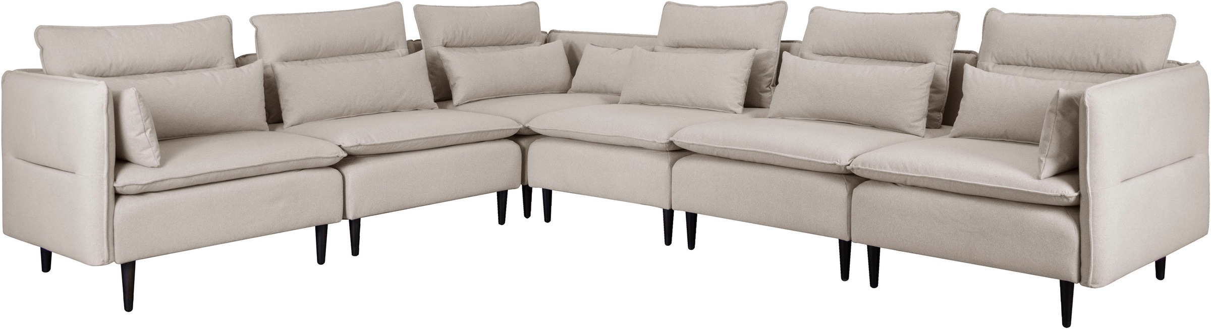 andas Ecksofa »ALVIK L-Form«, zusammengesetzt aus Modulen, erweiterbar mit Modulen der Serie