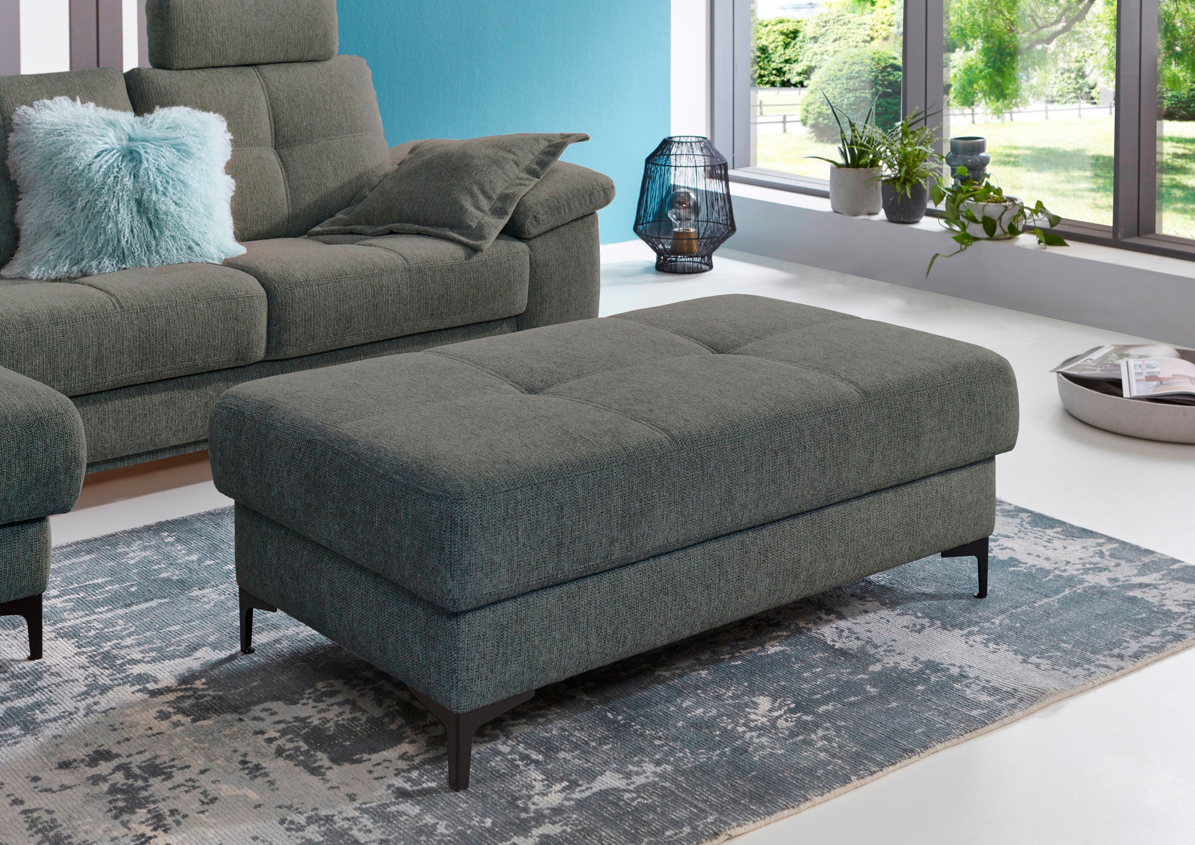 3C Carina Hockerbank »Burnaby«, passend zur Serie "Burnaby", B/T/H: 126/76/47 cm