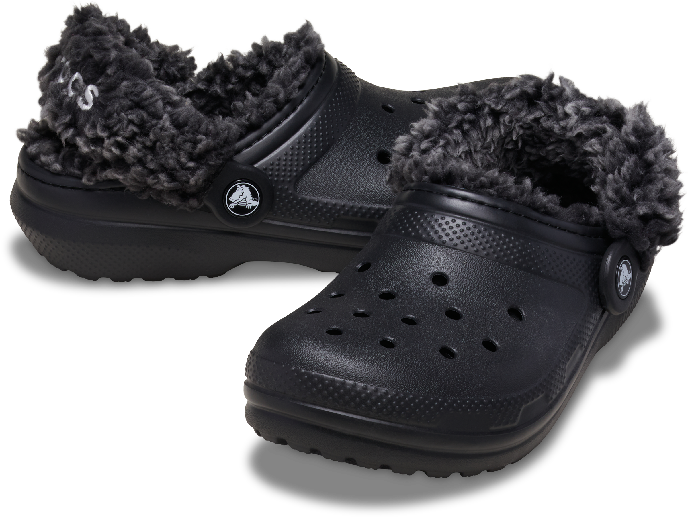 Crocs Clog »Classic Fleece Lined Clog T«  Schlupfschuh, Hausschuh mit schwenkbarem Fersenriemen, Warmfutter