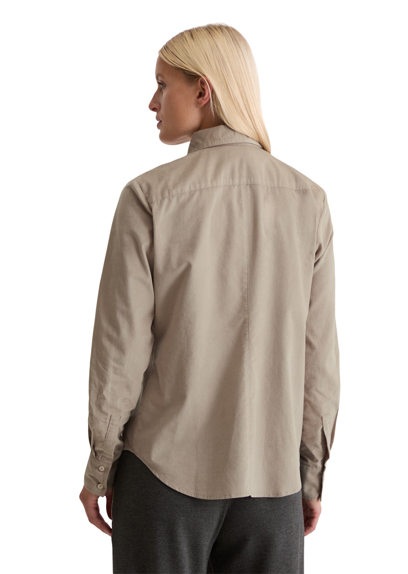 Thumbnail - Marc OPolo Langarmbluse "aus Organic-Cotton-Viskose-Mix"