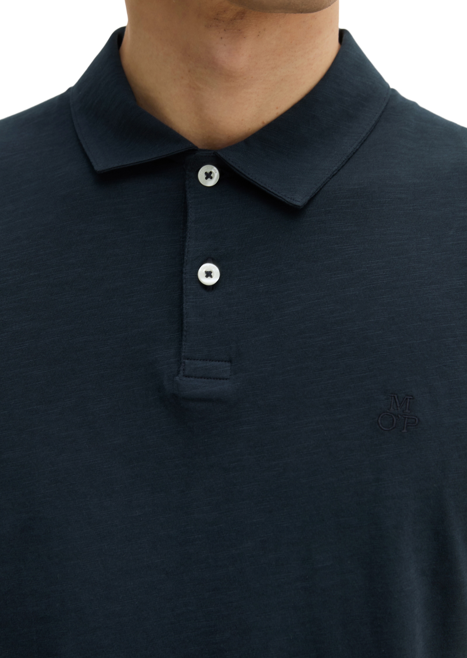 Marc O'Polo Poloshirt Jersey slim aus reiner Bio-Baumwolle