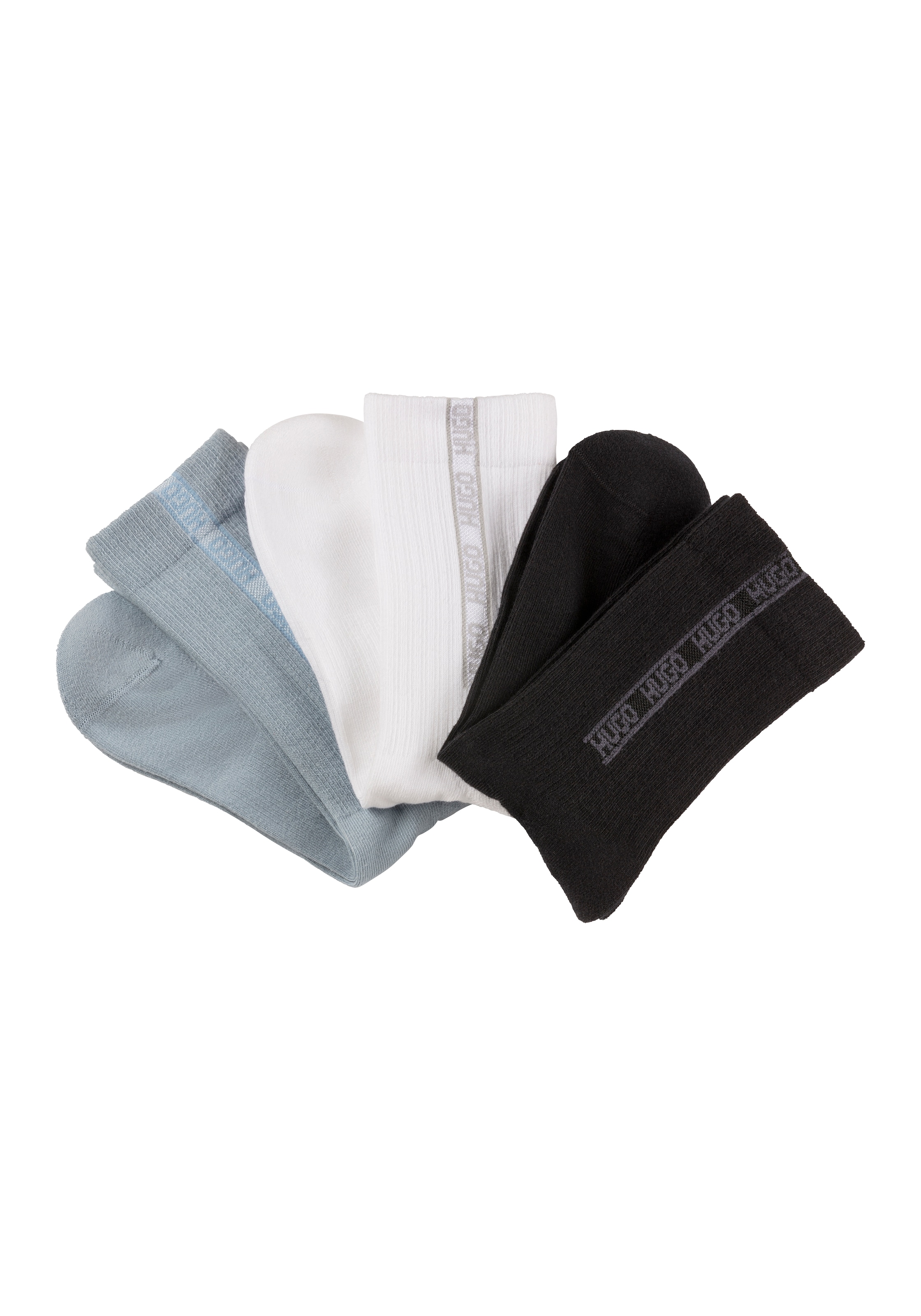 HUGO Underwear Socken "3P QS TONAL TAPE" Packung, 3 Paar tlg. mit kontrastf günstig online kaufen