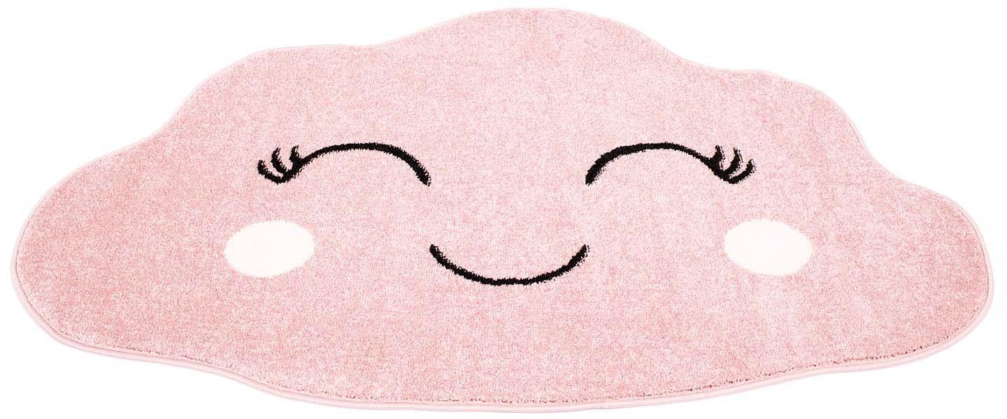 Carpet City Kinderteppich »Bubble Kids 1324-X«, wolkenförmig, 11 mm Höhe, Wolken-Teppich, Weicher Flor, Pflegeleicht, Kinderzimmer