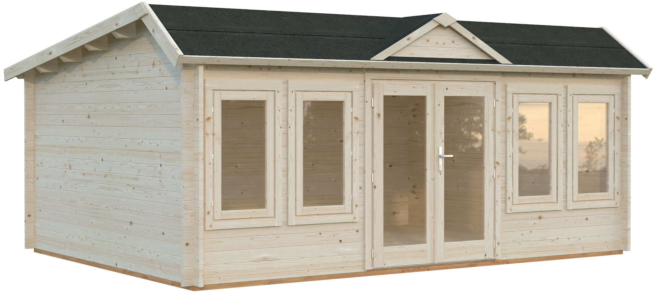 Palmako Gartenhaus "Claudia Pent" verschiedene Farben