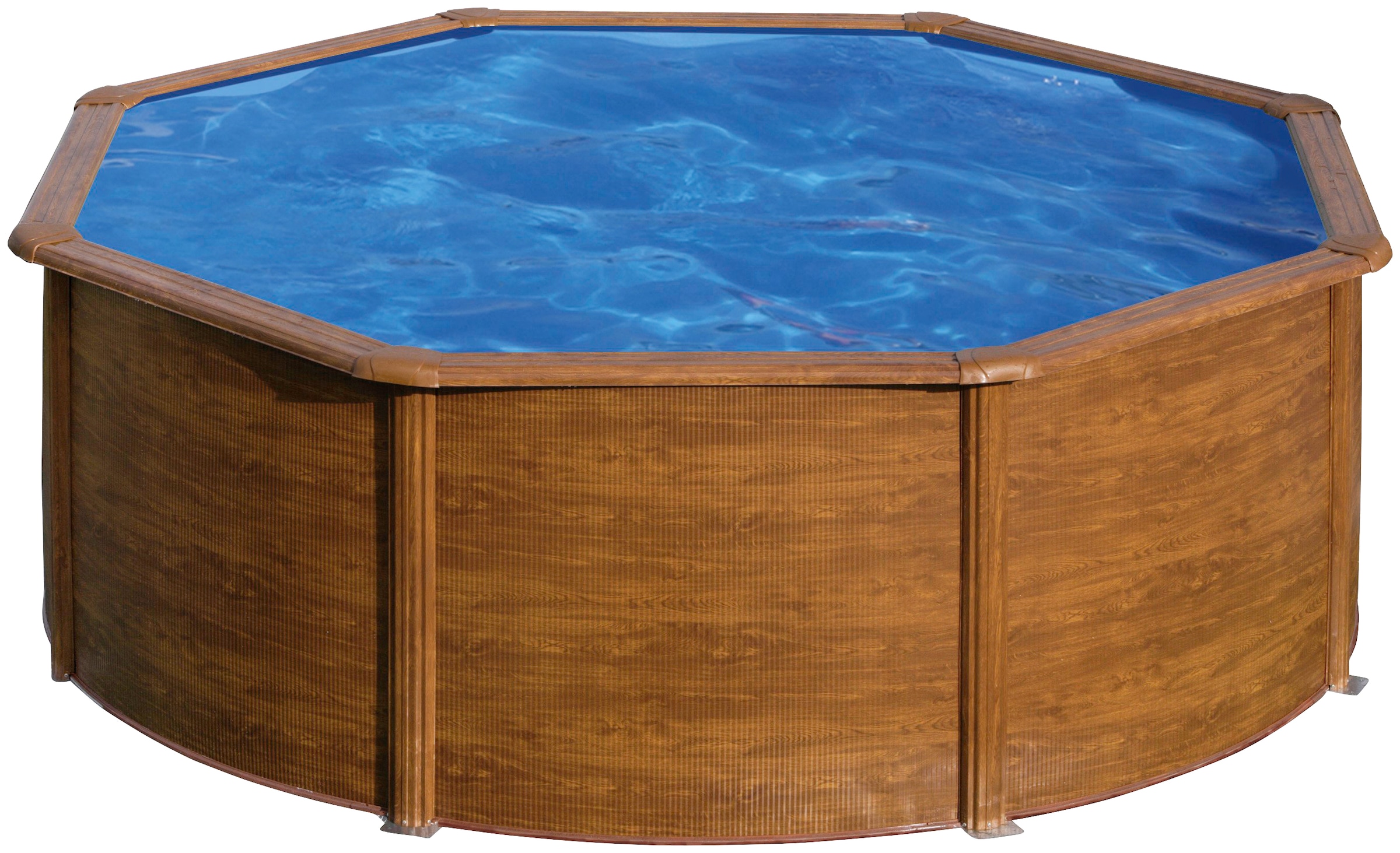 my POOL BWT Rundpool, (Set, 10 tlg.), in moderner Holzoptik, Höhe 120 cm, v günstig online kaufen