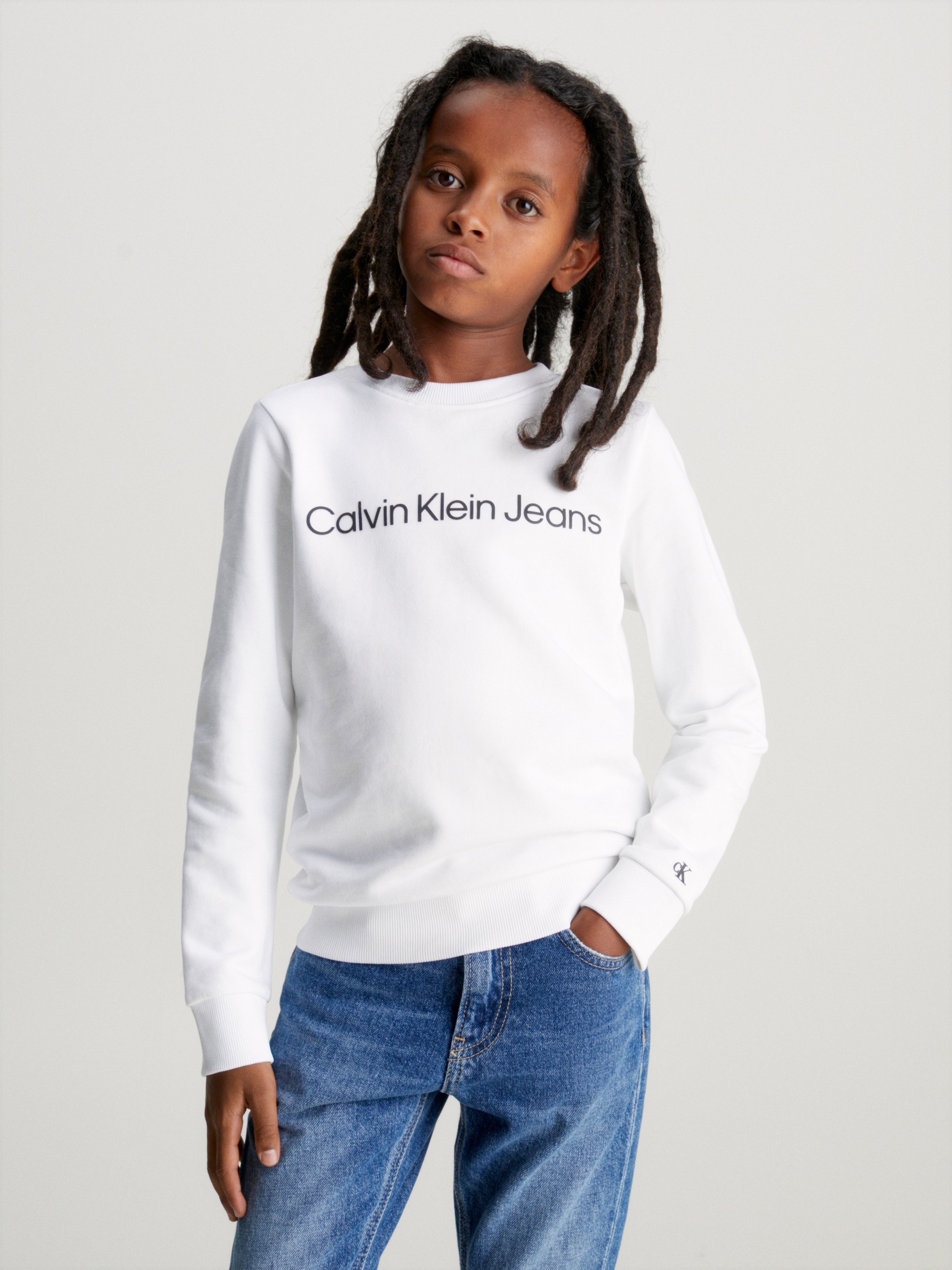 Calvin Klein Jeans Sweatshirt »INST. LOGO REGULAR CN«, für Kinder bis 16 Jahre
