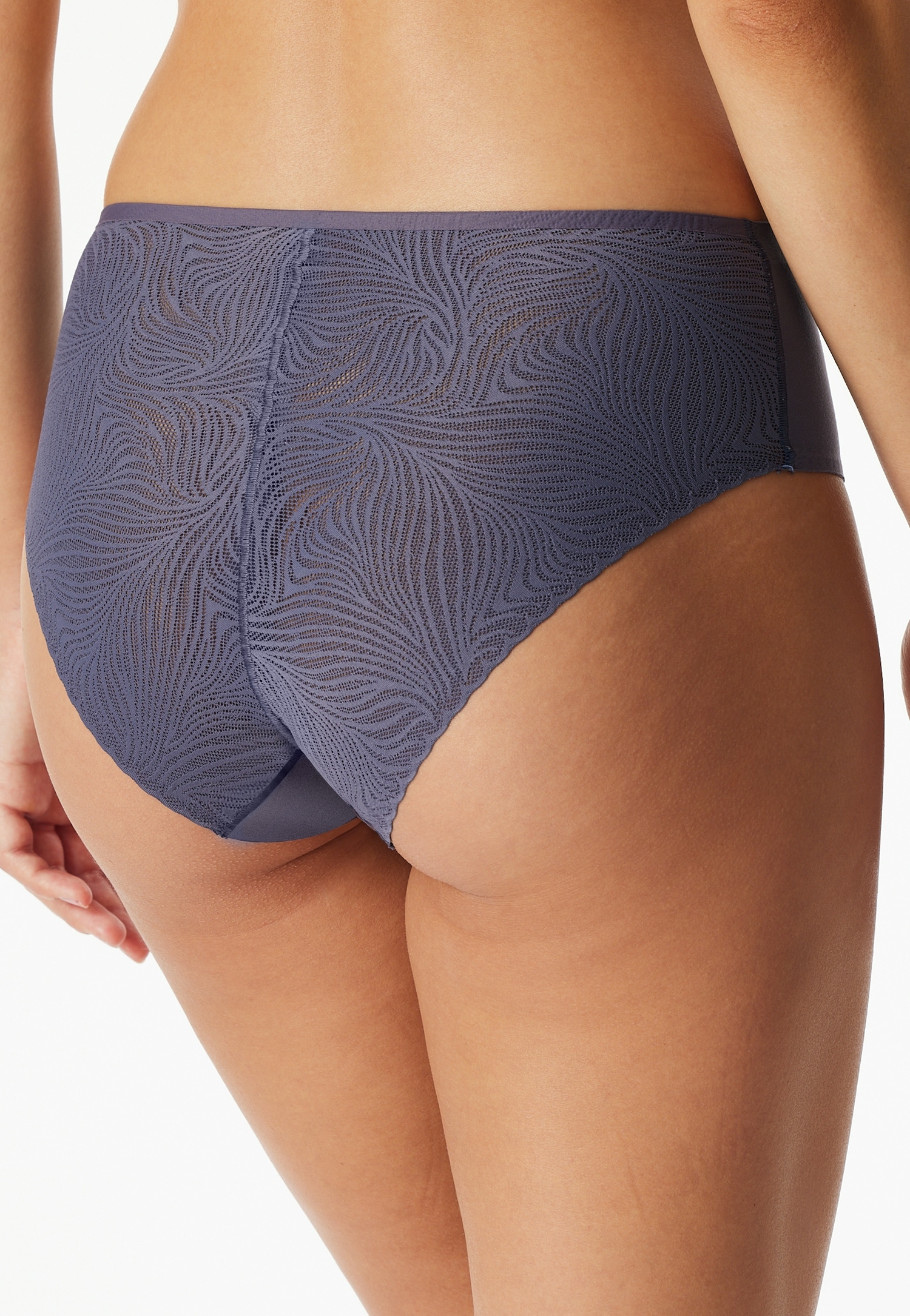 Schiesser Slip »Invisible Soft Lace«, Single Jersey, Lasercut-Abschlüsse, Spitzeneinsatz hinten