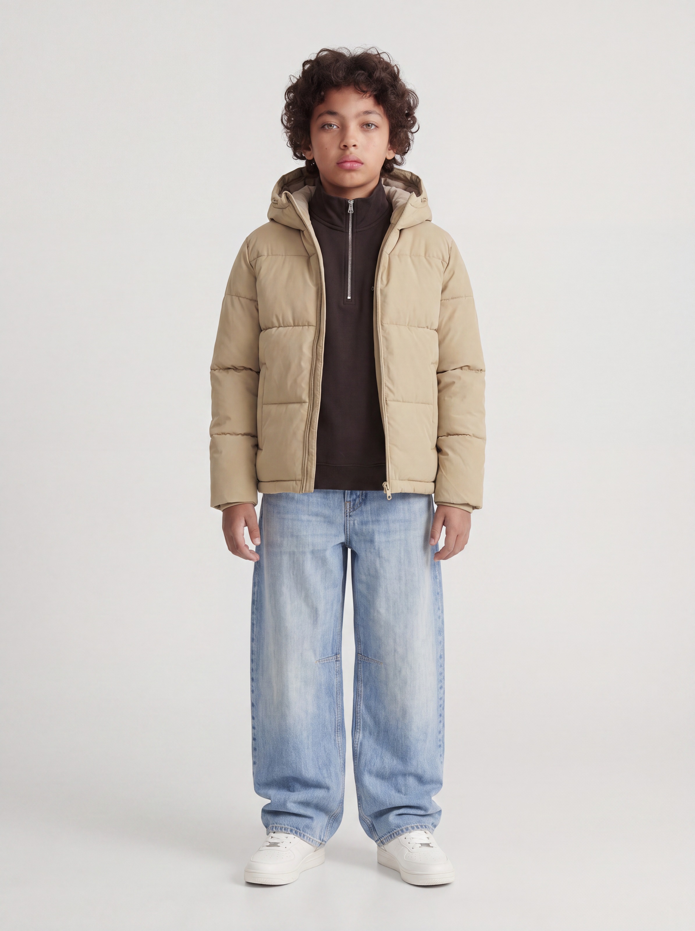 Jack & Jones Junior Steppjacke »JJGALAXY PUFFER JACKET JNR« mit Kapuze Kunstfaser, regular fit