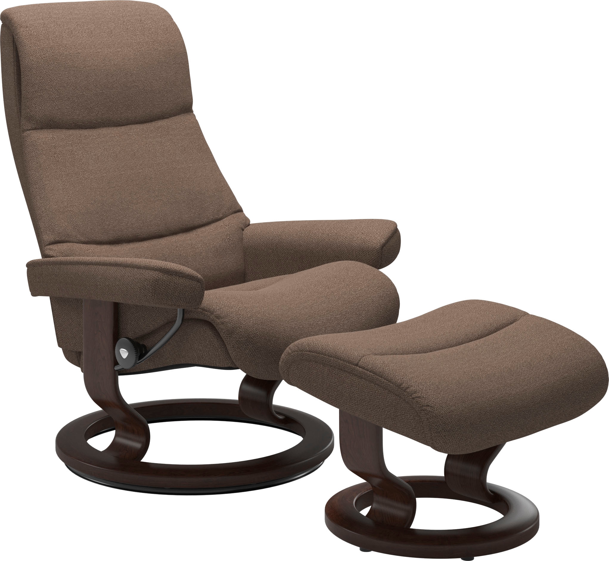 Stressless Relaxsessel "View", mit Classic Base, Größe M,Gestell Braun günstig online kaufen