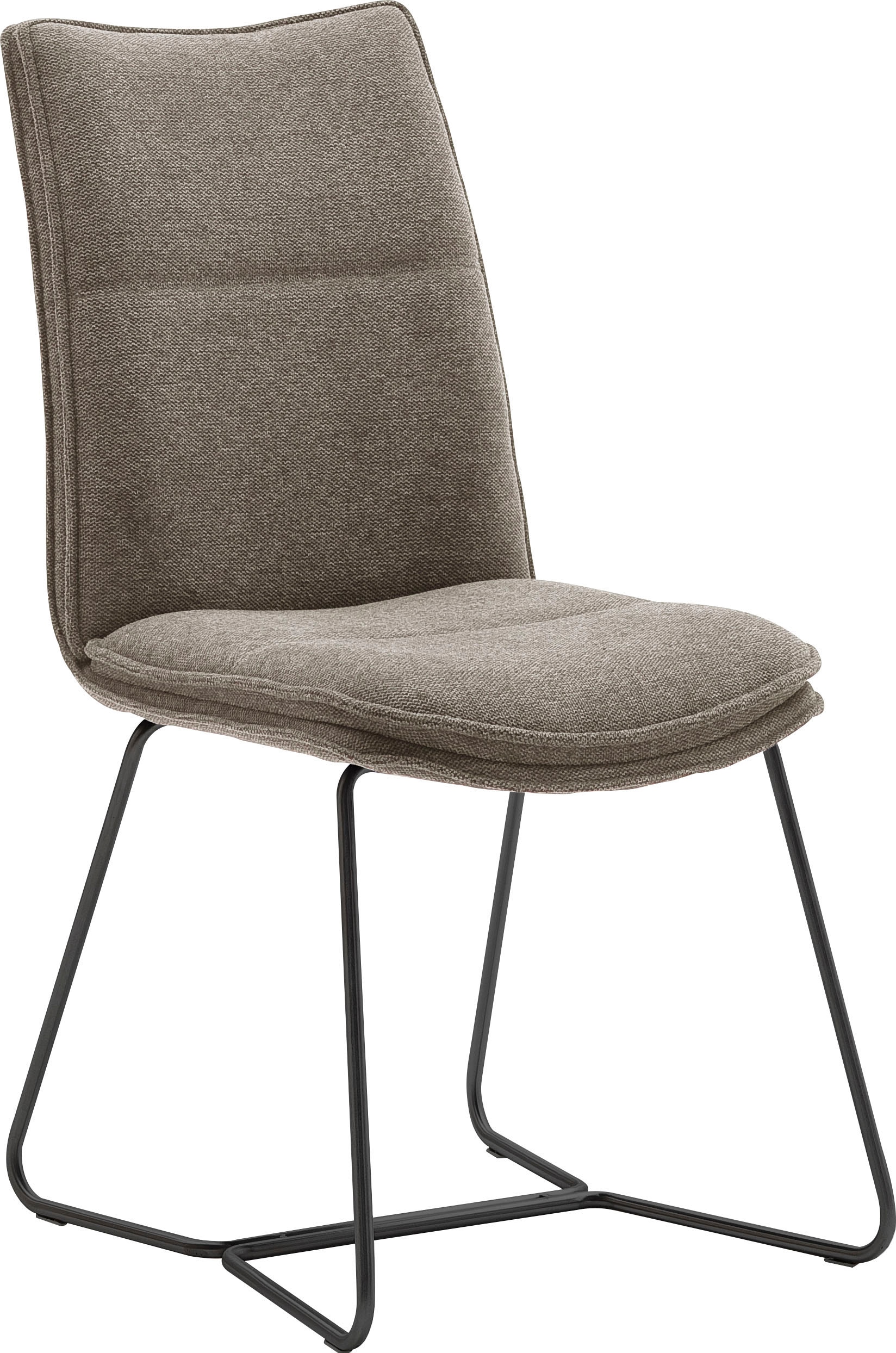 MCA furniture Stuhl »Hampton«, (Set), 2 St., Chenilleoptik, 2er Set, mit Griff, Belastbarkeit 120 Kg, Sitzhöhe ca. 49 cm