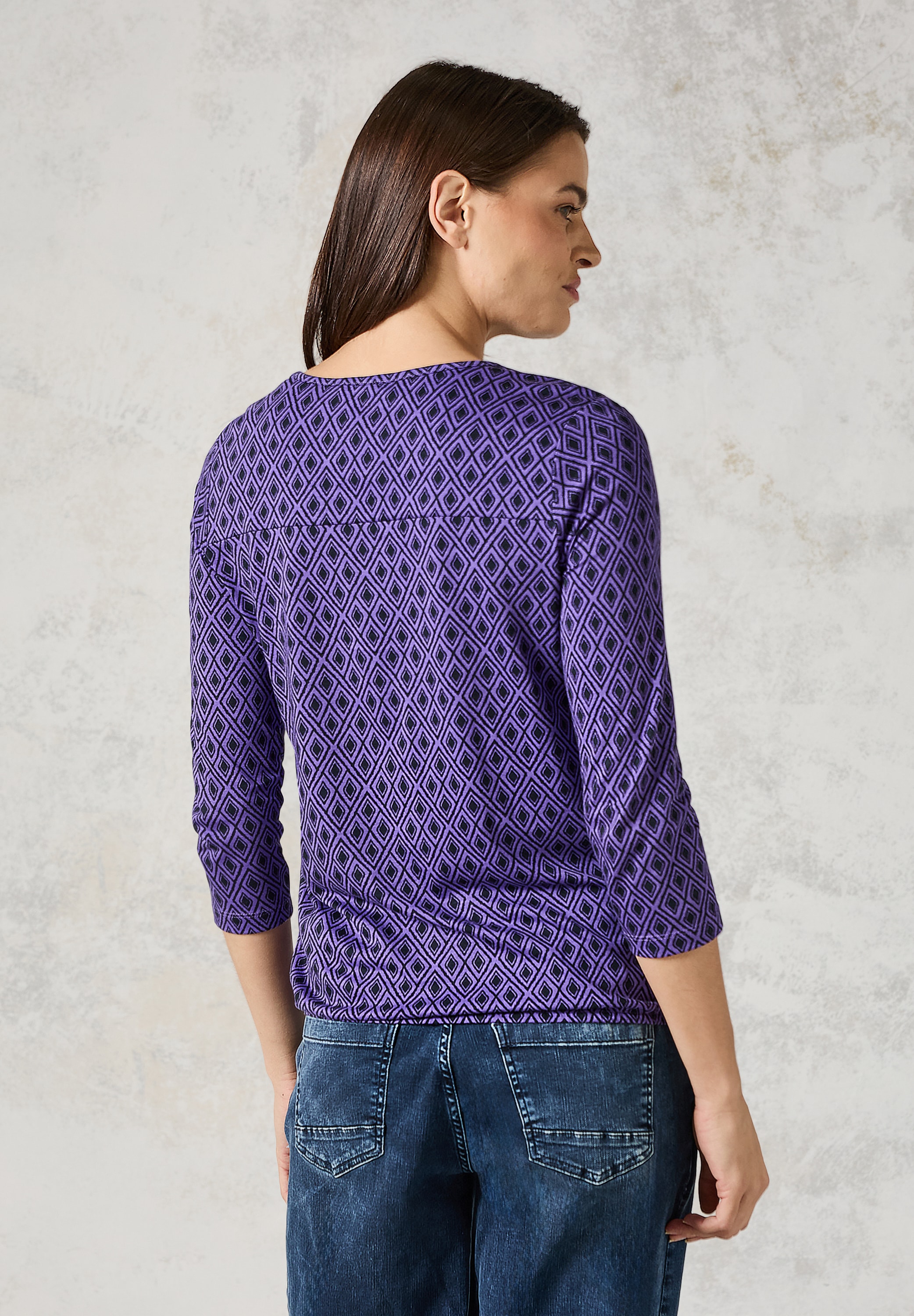 Cecil Print-Shirt, mit grafischem Muster